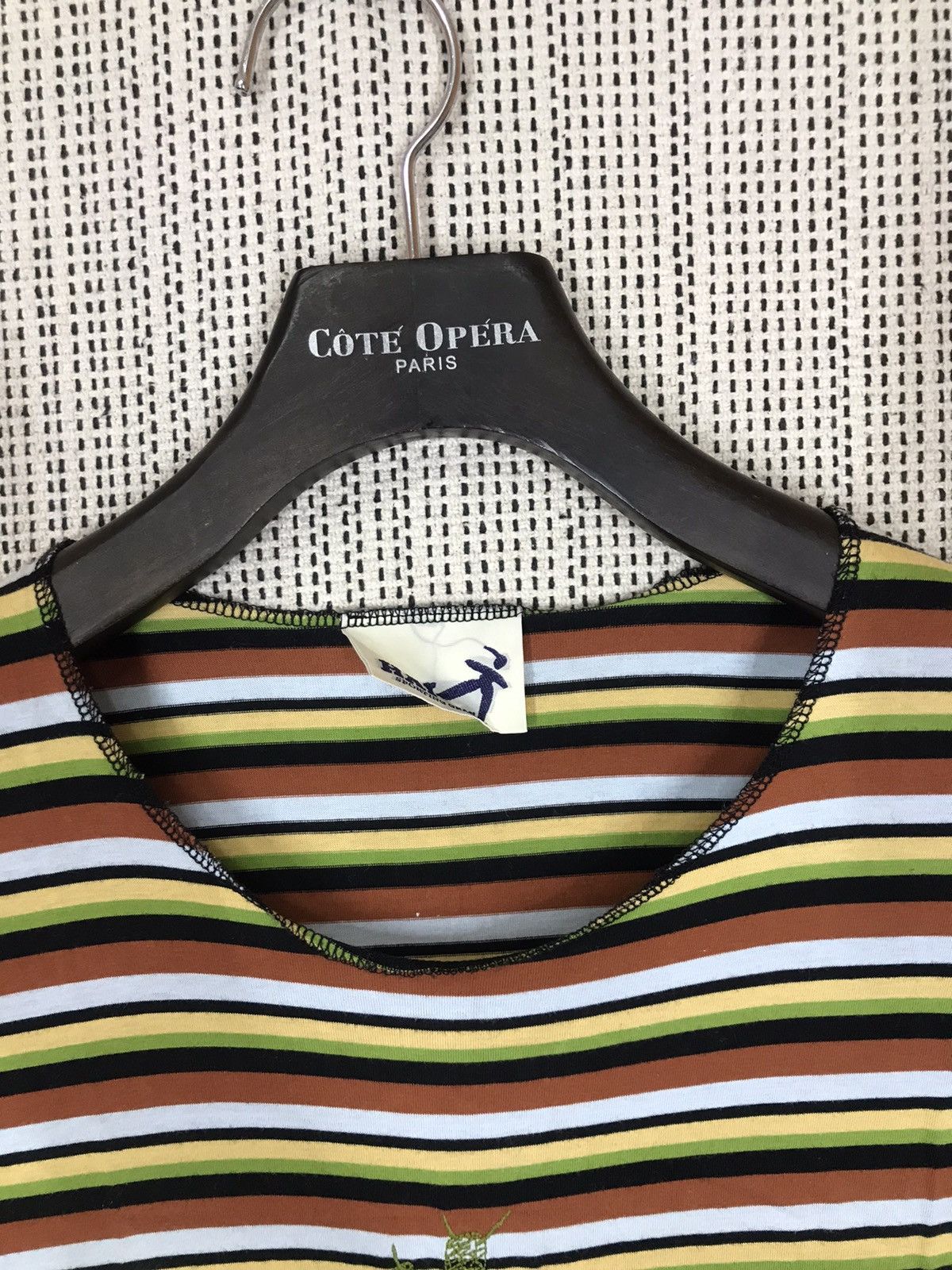 Hai Sporting Gear × Issey Miyake ‼️VINTAGE HAI SPORTING GEAR STRIPE TSHIRT embroidery castus ‼️ Size US M / EU 48-50 / 2 - 5 Thumbnail