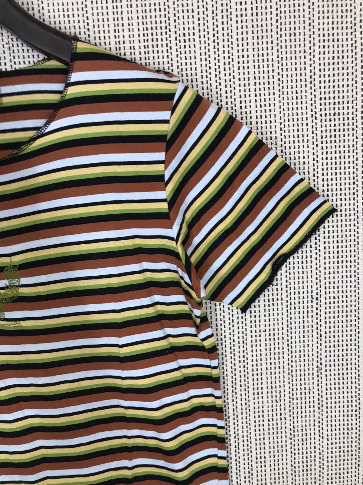 Hai Sporting Gear × Issey Miyake ‼️VINTAGE HAI SPORTING GEAR STRIPE TSHIRT embroidery castus ‼️ Size US M / EU 48-50 / 2 - 3 Thumbnail