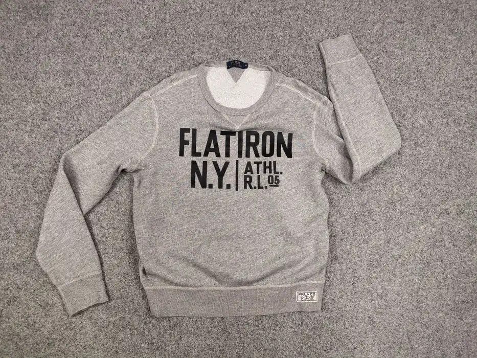 Polo Ralph Lauren Polo Ralph Lauren Flatiron N.Y. Logo Crew Check Sweatshirt Size US M / EU 48-50 / 2 - 5 Thumbnail