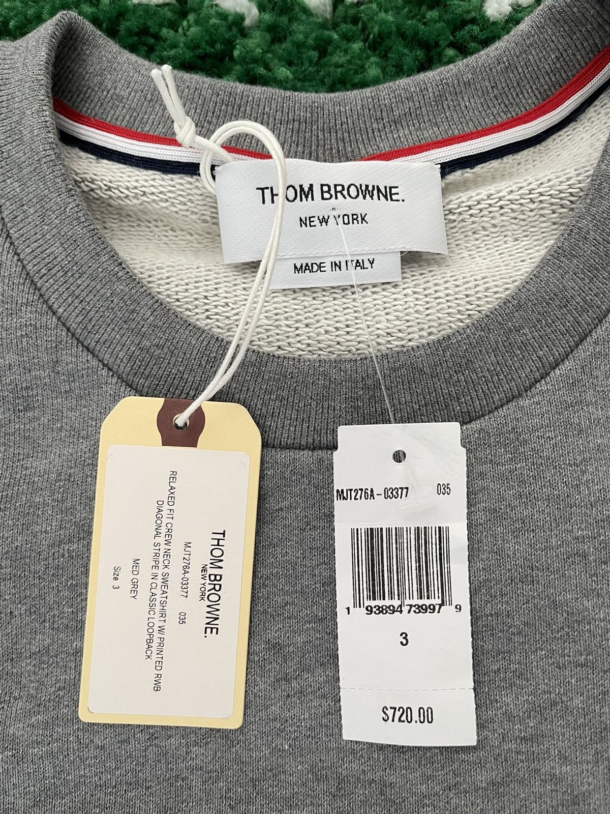 Thom Browne Thom Browne Logo Print Sweater size 3 Size US L / EU 52-54 / 3 - 4 Thumbnail