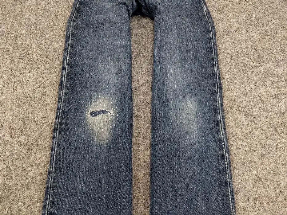 Levi's Vintage 90's Levis 550 Distressed Denim Blue Men's Jeans Size US 33 - 4 Thumbnail