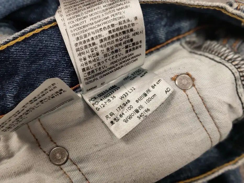 Levi's Vintage 90's Levis 550 Distressed Denim Blue Men's Jeans Size US 33 - 9 Thumbnail