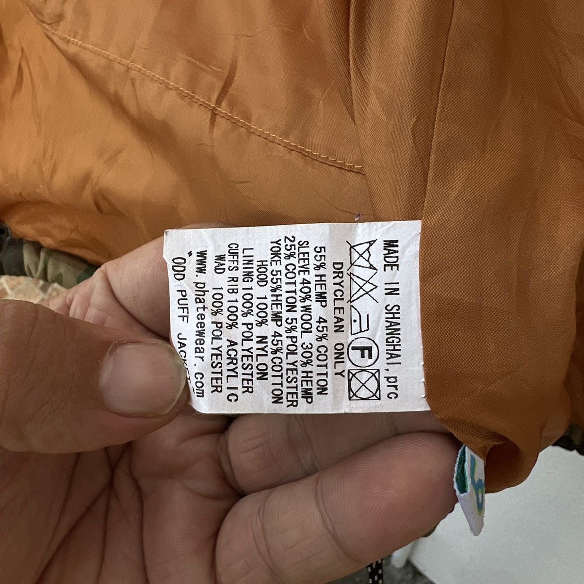 Japanese Brand RARE CAMO STYLE DESIGN HOODIE JACKET PHATEE WEAR Size US L / EU 52-54 / 3 - 18 Thumbnail