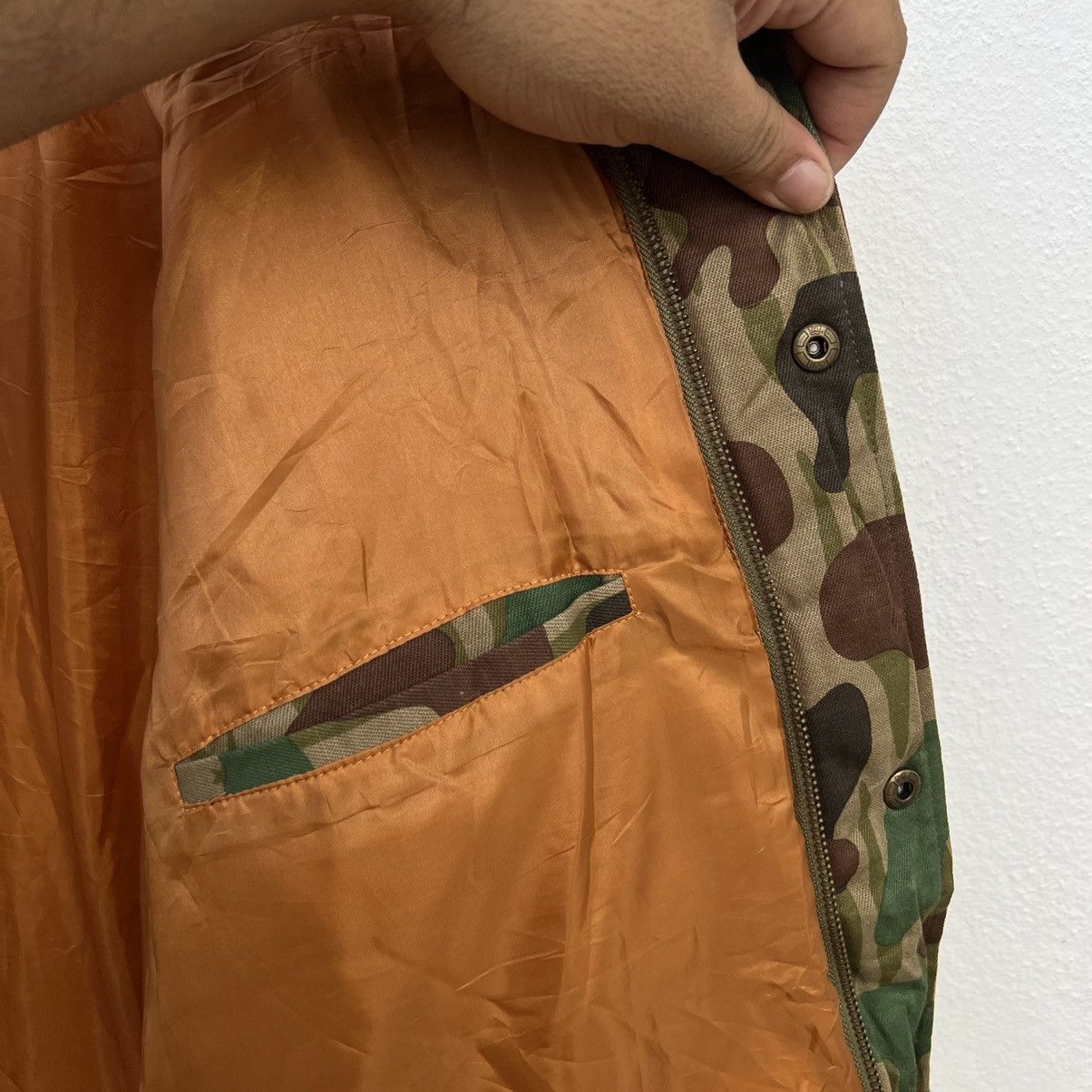 Japanese Brand RARE CAMO STYLE DESIGN HOODIE JACKET PHATEE WEAR Size US L / EU 52-54 / 3 - 15 Thumbnail