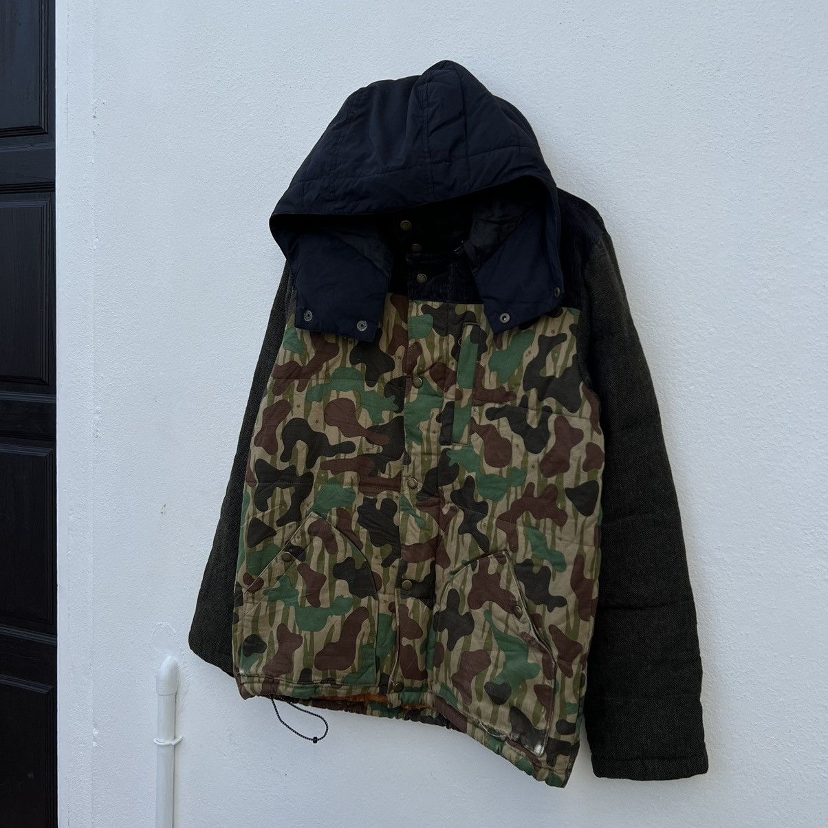 Japanese Brand RARE CAMO STYLE DESIGN HOODIE JACKET PHATEE WEAR Size US L / EU 52-54 / 3 - 8 Thumbnail