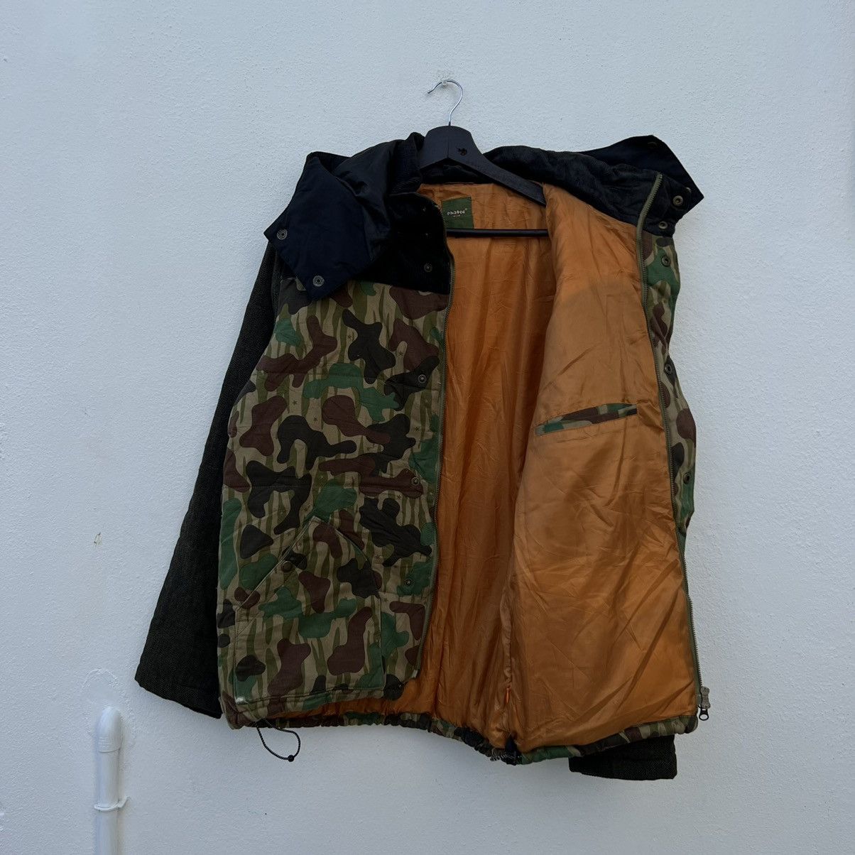 Japanese Brand RARE CAMO STYLE DESIGN HOODIE JACKET PHATEE WEAR Size US L / EU 52-54 / 3 - 13 Thumbnail