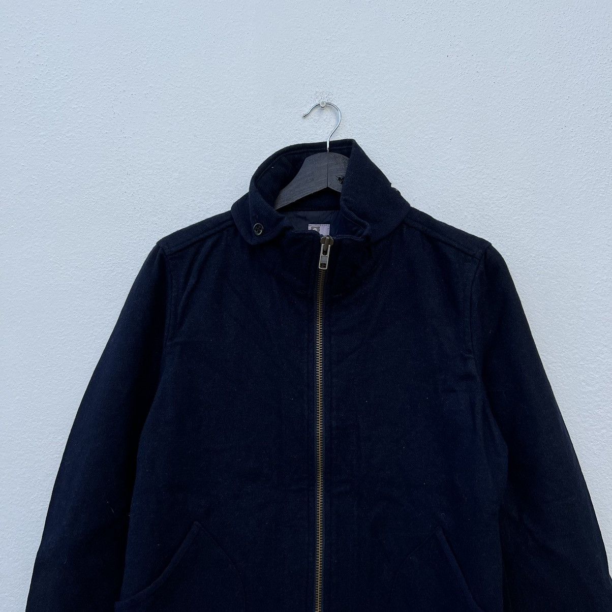 Japanese Brand VINTAGE BOSTON NINE WOOL ZIPPER JACKET INSPIRED ISSEY MIYAKE Size US M / EU 48-50 / 2 - 7 Thumbnail