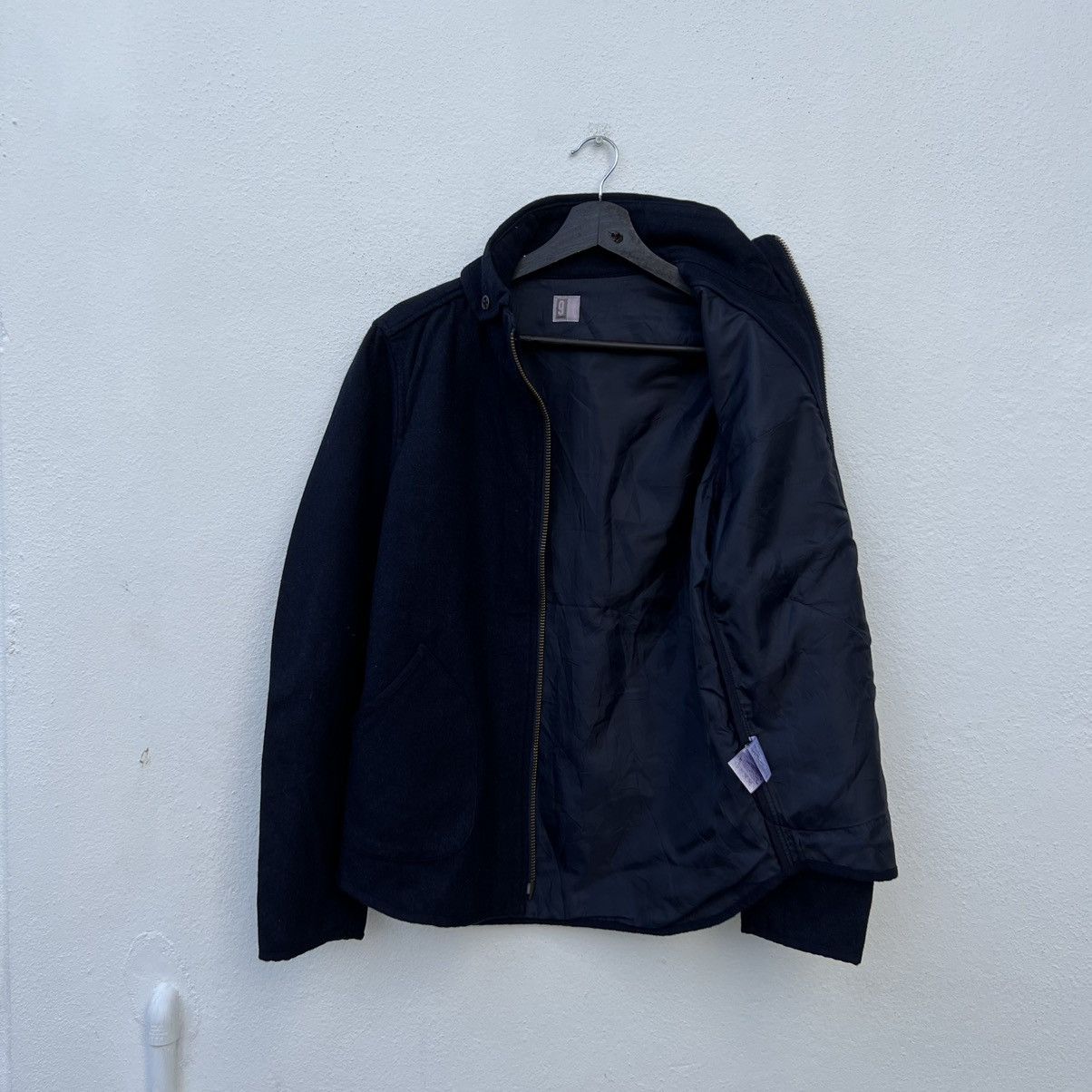 Japanese Brand VINTAGE BOSTON NINE WOOL ZIPPER JACKET INSPIRED ISSEY MIYAKE Size US M / EU 48-50 / 2 - 11 Thumbnail