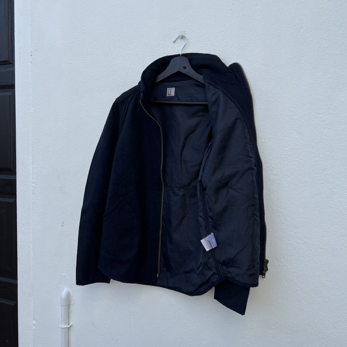 Japanese Brand VINTAGE BOSTON NINE WOOL ZIPPER JACKET INSPIRED ISSEY MIYAKE Size US M / EU 48-50 / 2 - 12 Thumbnail