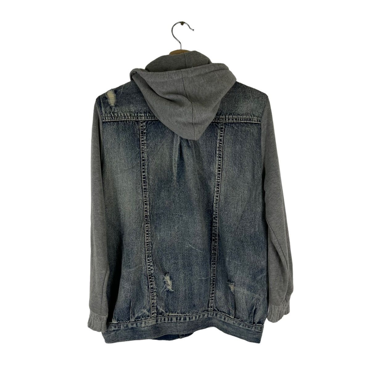 Japanese Brand DENIM JACKET HOODIE DIG DEE JAPAN ISSEY MIYAKE DESIGN Size US L / EU 52-54 / 3 - 9 Thumbnail