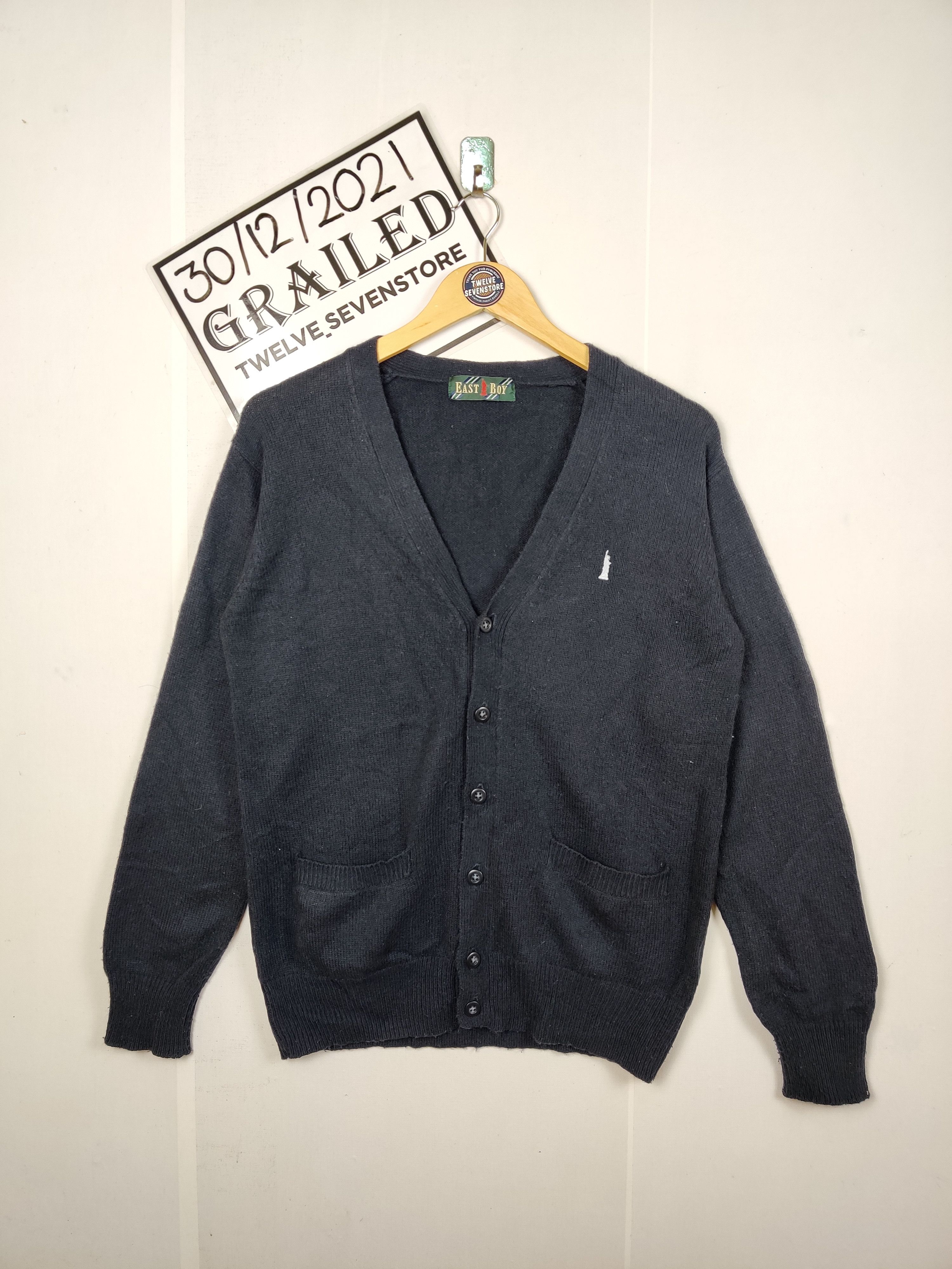 Japanese Brand Vintage East Boy Cardigan Knit Size US M / EU 48-50 / 2 - 1 Thumbnail