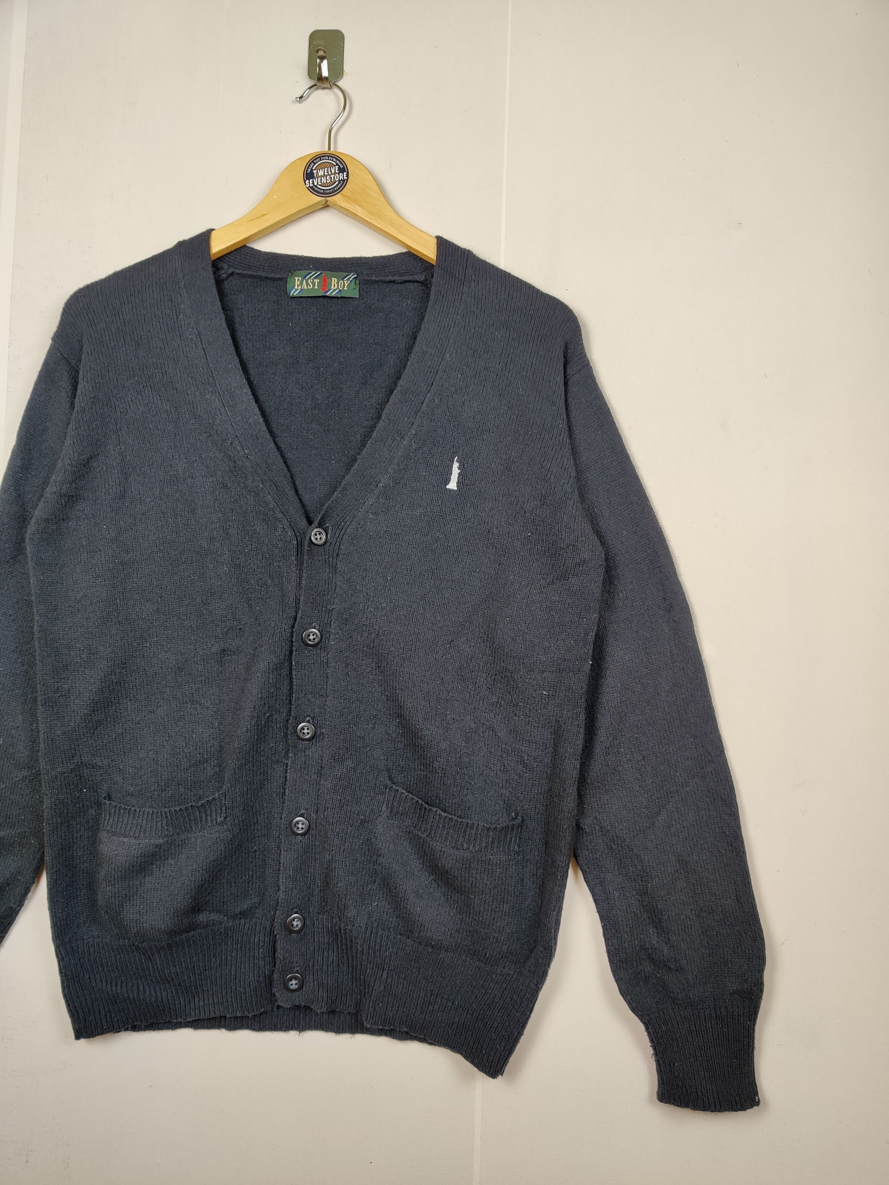 Japanese Brand Vintage East Boy Cardigan Knit Size US M / EU 48-50 / 2 - 3 Thumbnail