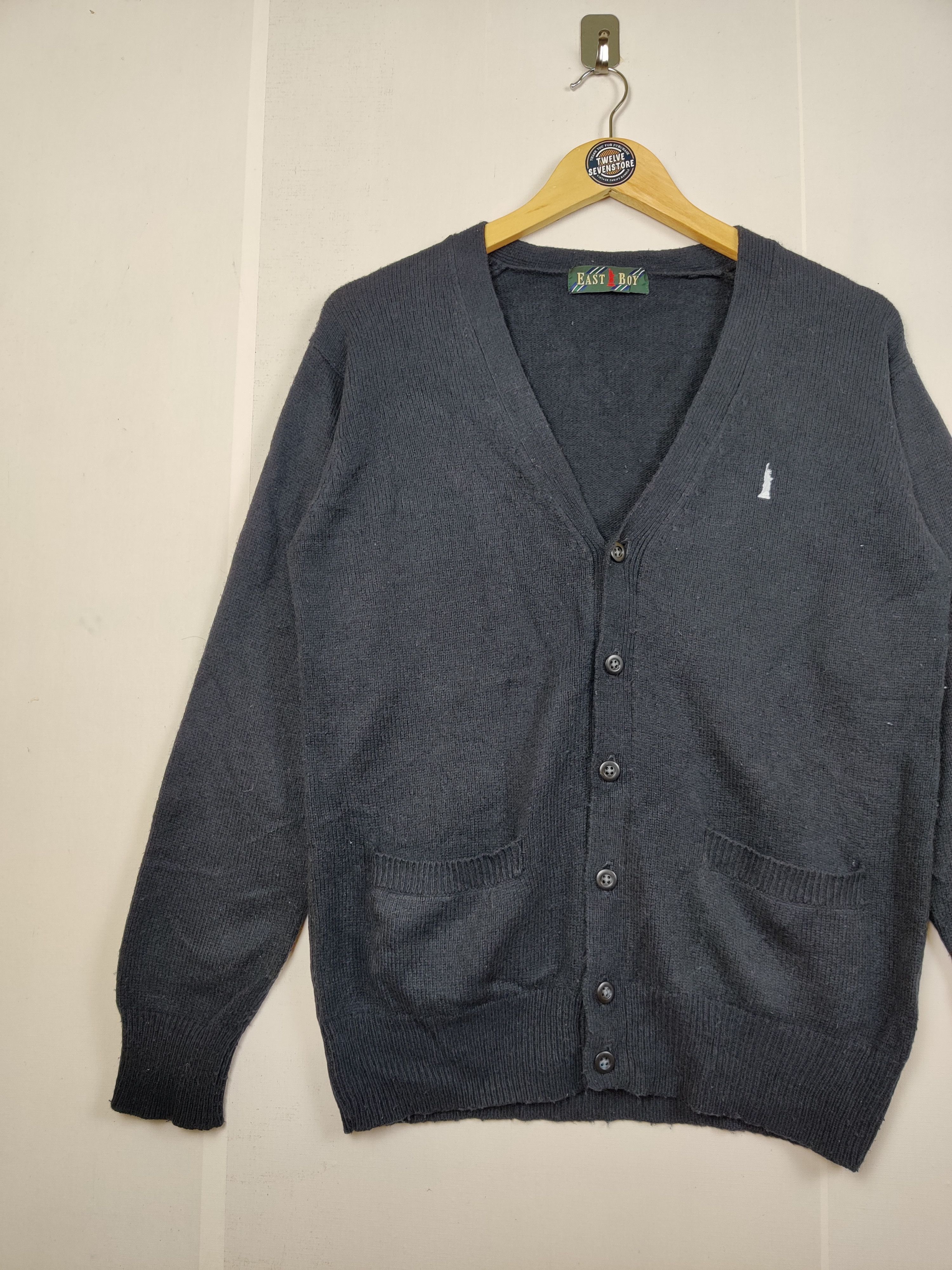 Japanese Brand Vintage East Boy Cardigan Knit Size US M / EU 48-50 / 2 - 5 Thumbnail