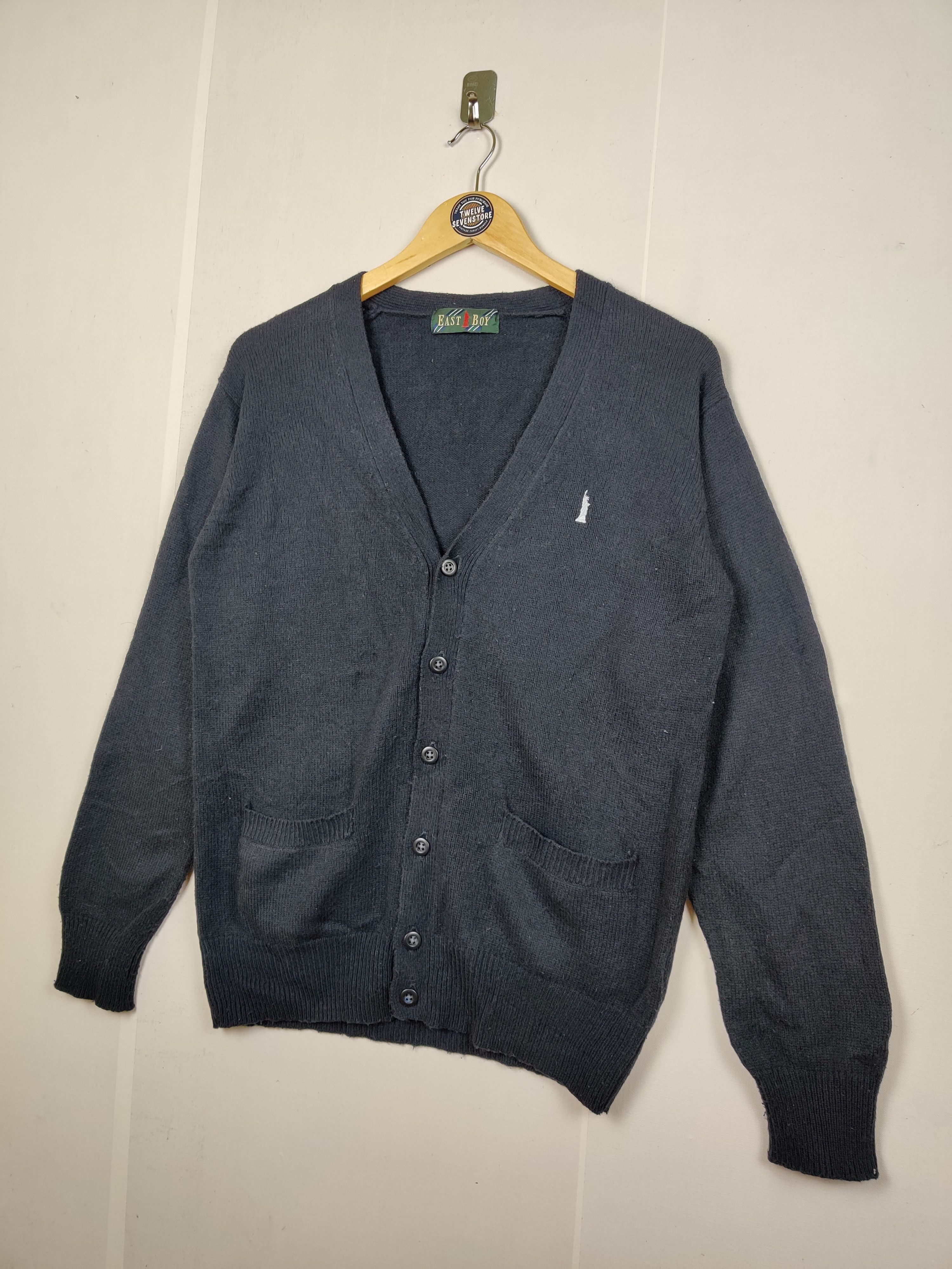 Japanese Brand Vintage East Boy Cardigan Knit Size US M / EU 48-50 / 2 - 2 Thumbnail