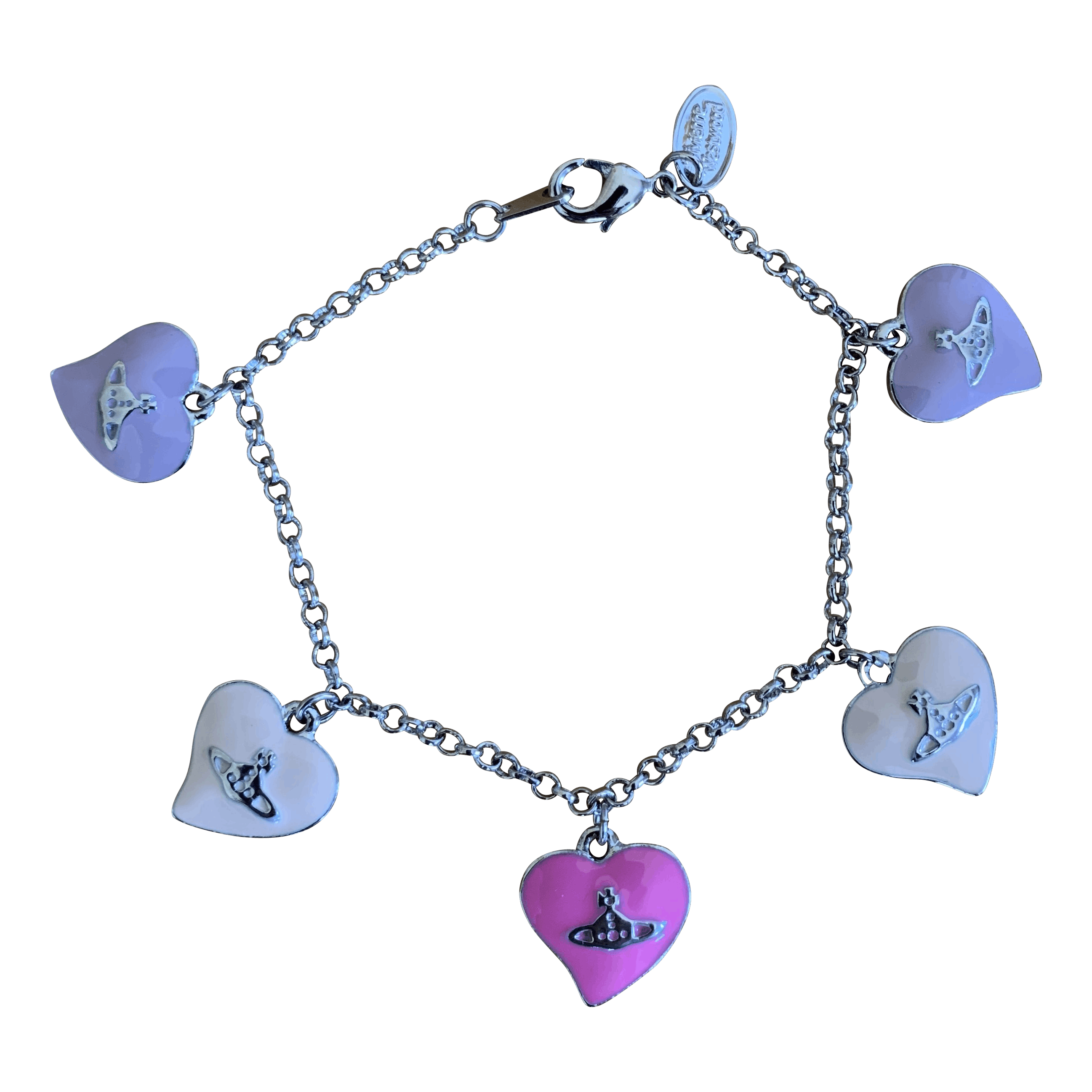 Vivienne Westwood Vivienne Westwood Hearts Charm Bracelet Size ONE SIZE - 1 Thumbnail