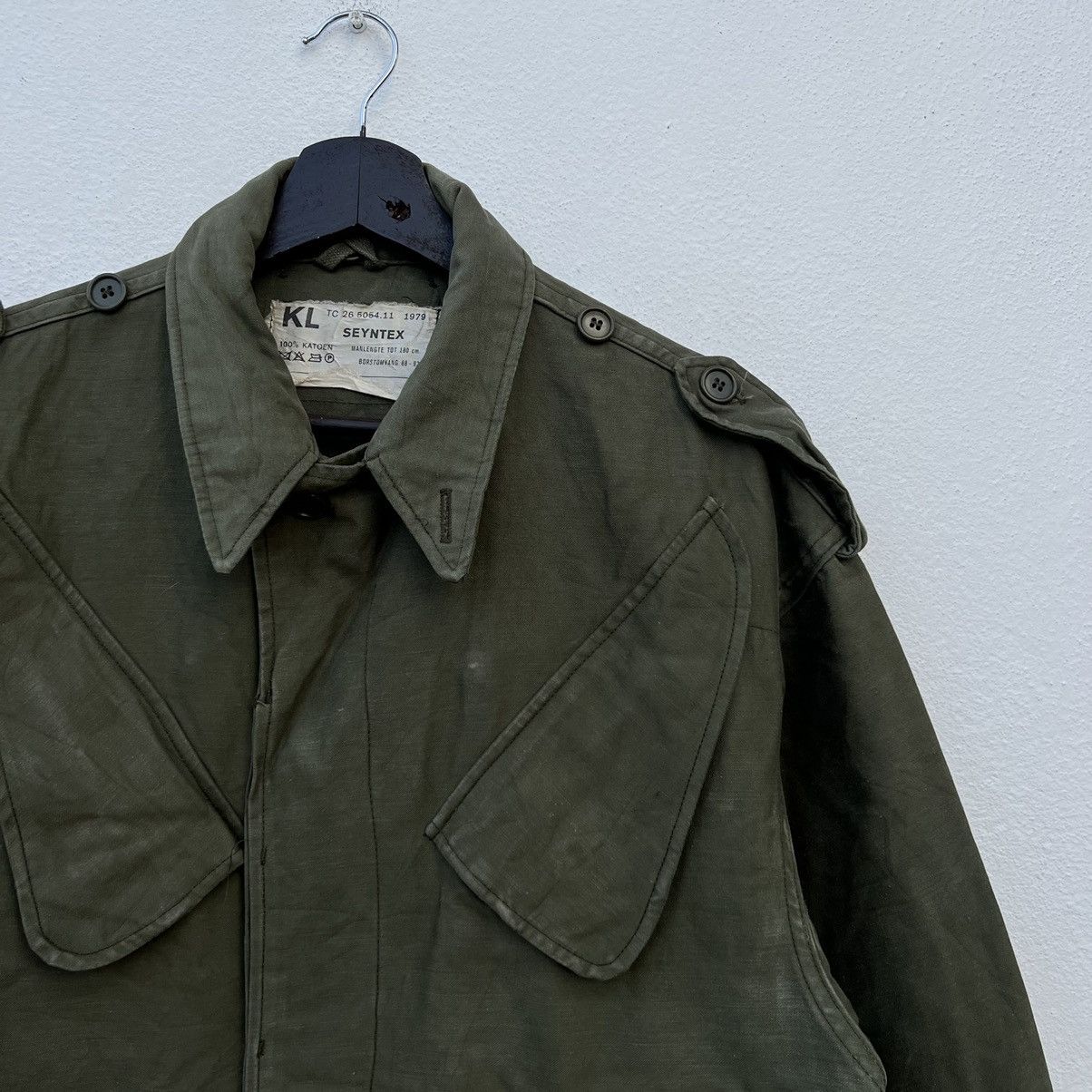 Vintage VINTAGE 79’s SEYNTEX BORSTOMVANG CARGO JACKET MILITARY WEAR Size US M / EU 48-50 / 2 - 5 Thumbnail