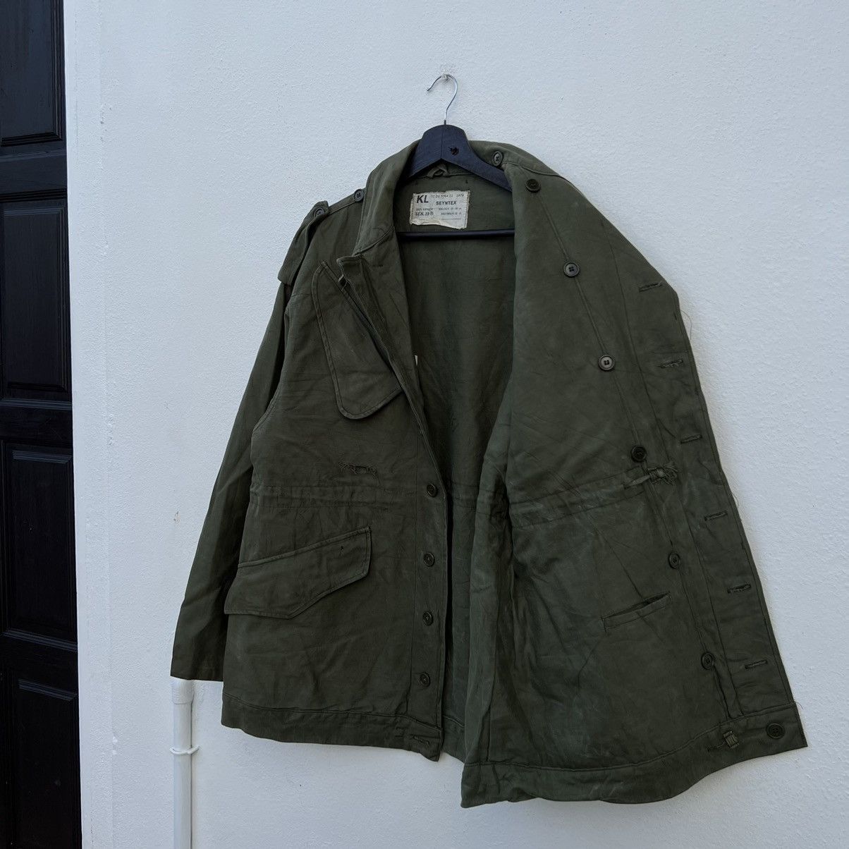 Vintage VINTAGE 79’s SEYNTEX BORSTOMVANG CARGO JACKET MILITARY WEAR Size US M / EU 48-50 / 2 - 13 Thumbnail