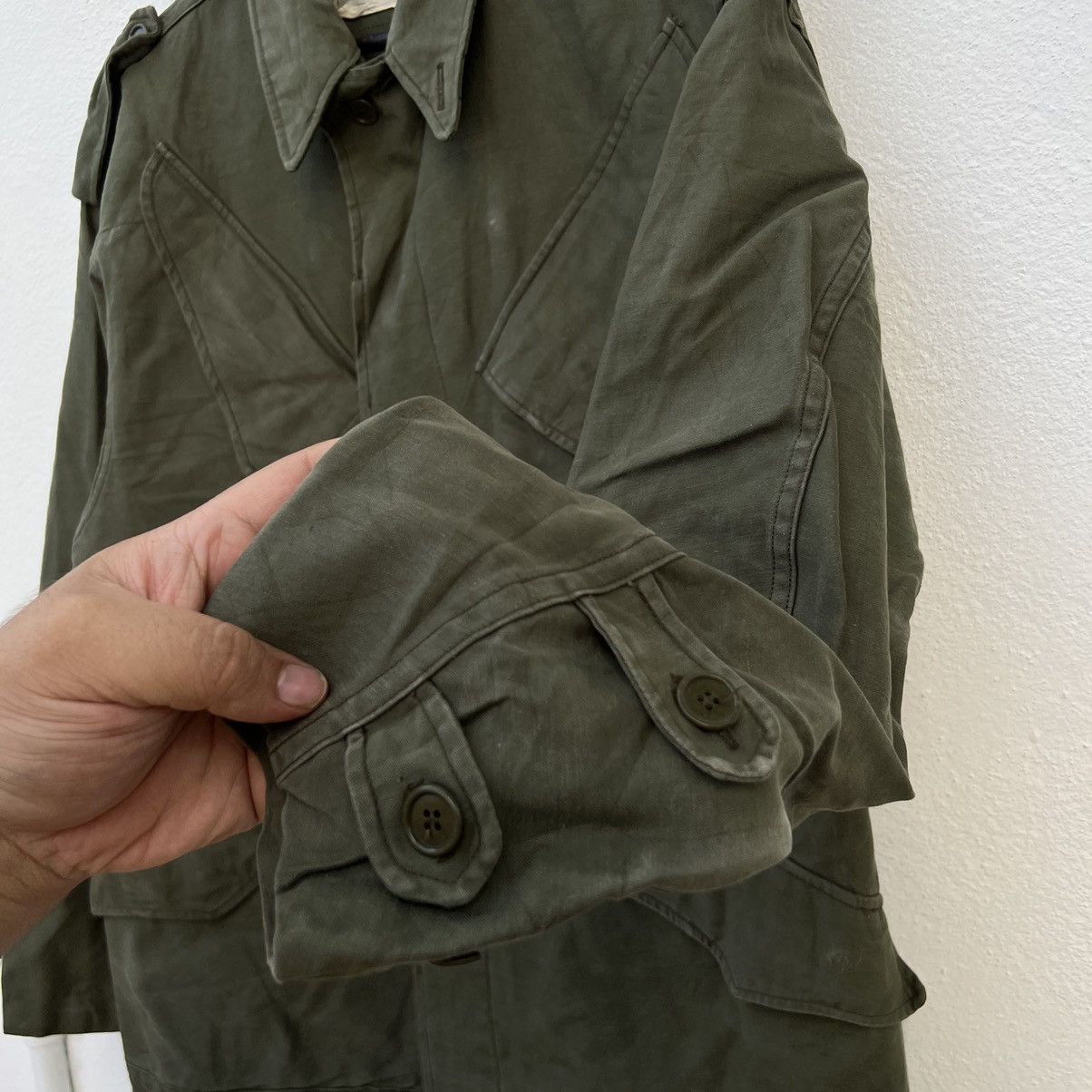 Vintage VINTAGE 79’s SEYNTEX BORSTOMVANG CARGO JACKET MILITARY WEAR Size US M / EU 48-50 / 2 - 7 Thumbnail