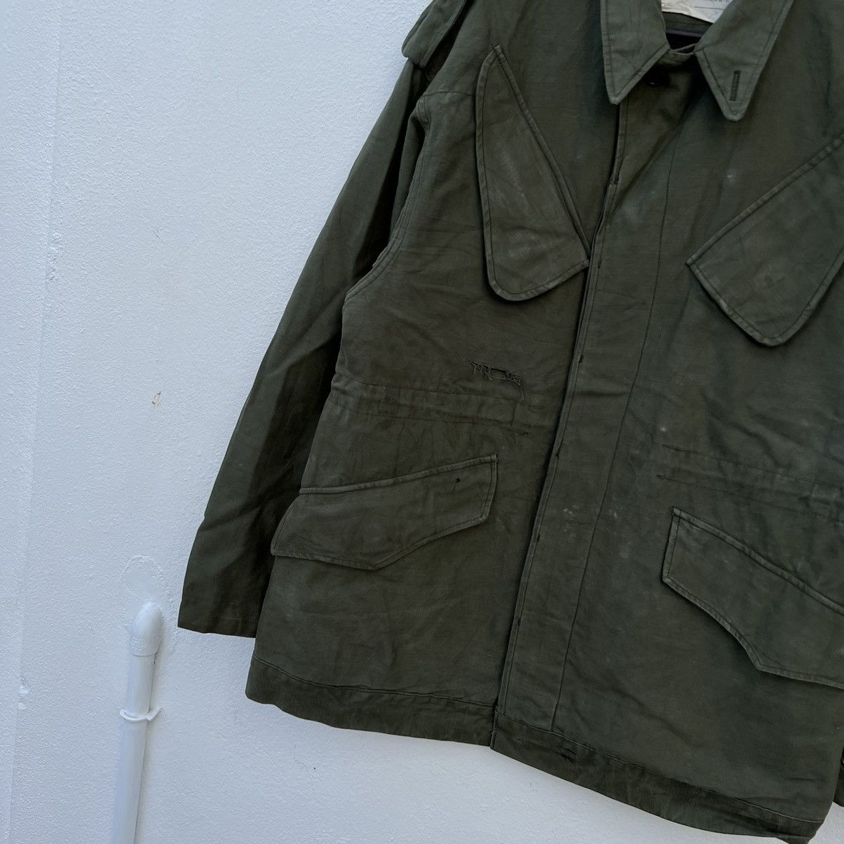 Vintage VINTAGE 79’s SEYNTEX BORSTOMVANG CARGO JACKET MILITARY WEAR Size US M / EU 48-50 / 2 - 4 Thumbnail