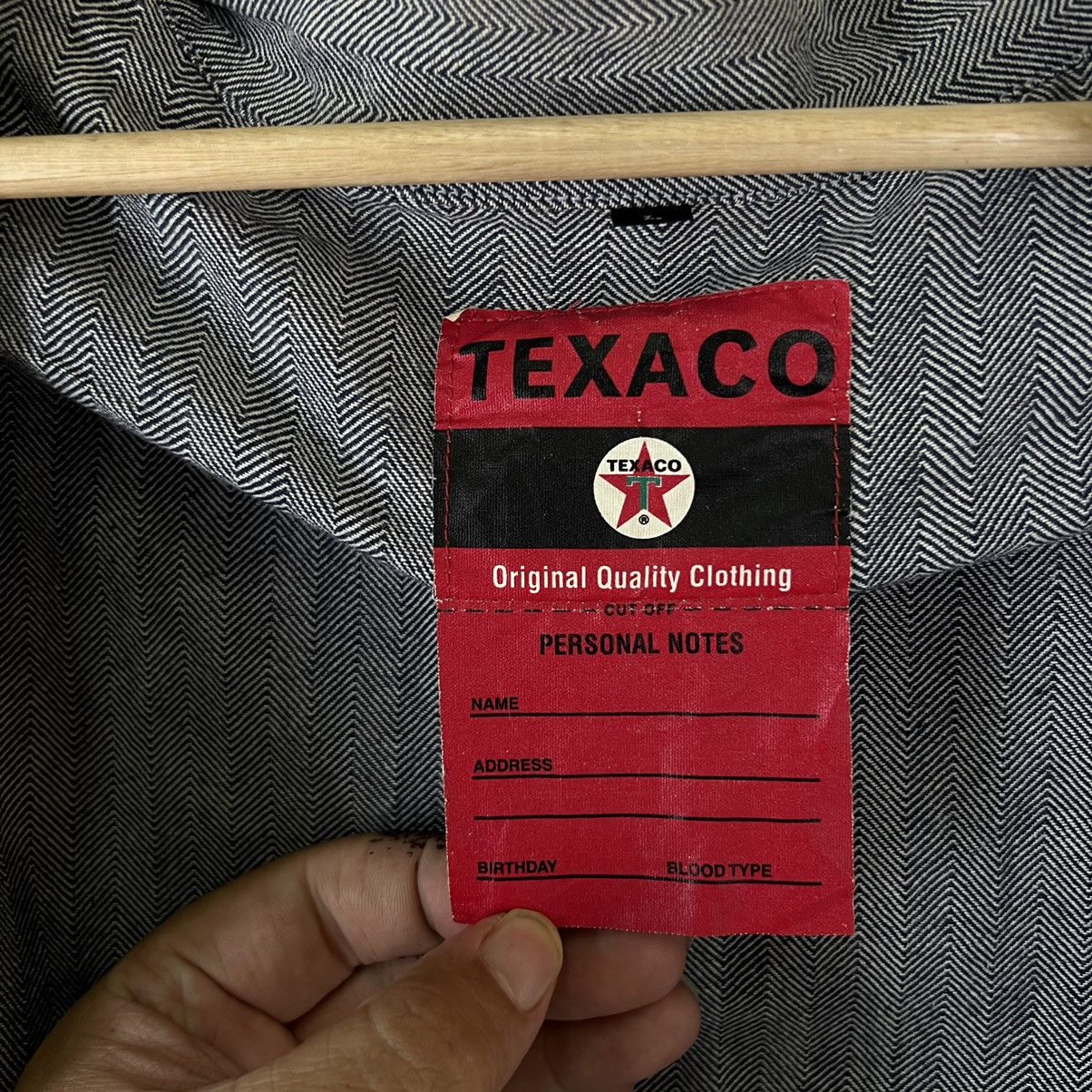 Japanese Brand VINTAGE TEXACO HIKORY CHORE JACKET RACER FULL PATCH Size US L / EU 52-54 / 3 - 13 Thumbnail