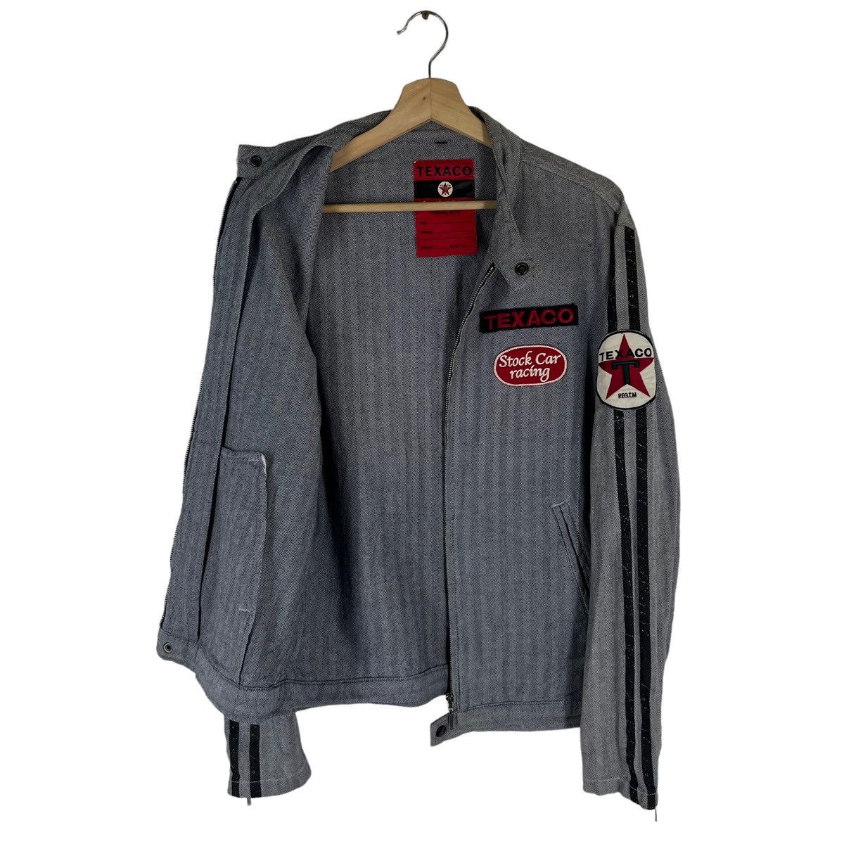 Japanese Brand VINTAGE TEXACO HIKORY CHORE JACKET RACER FULL PATCH Size US L / EU 52-54 / 3 - 11 Thumbnail
