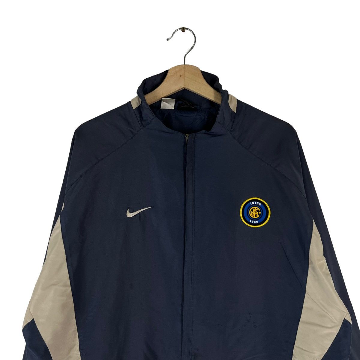 Nike VINTAGE NIKE INTER MILAN COACH JACKET BIG LOGO Size US L / EU 52-54 / 3 - 3 Thumbnail