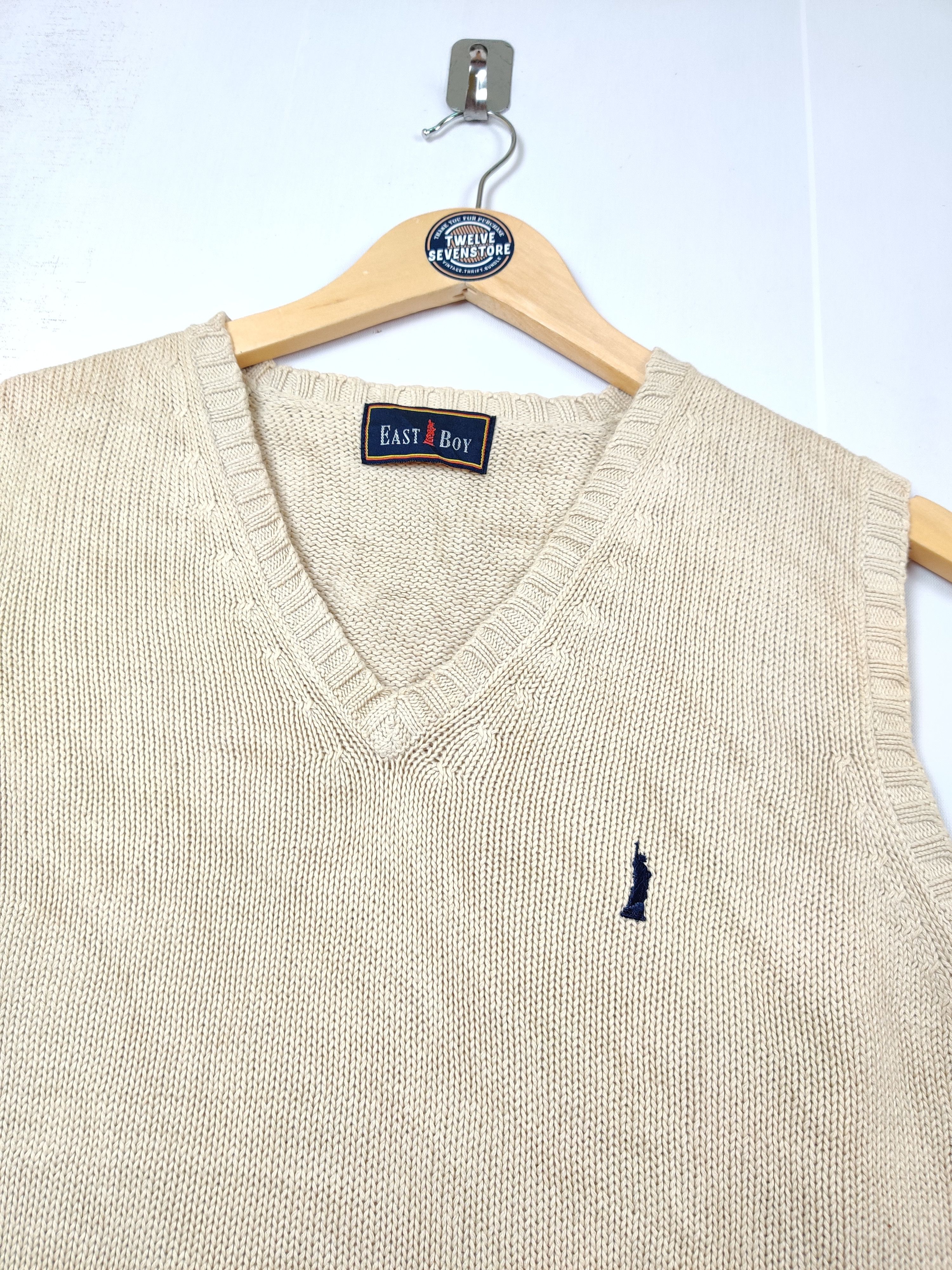 Japanese Brand Vintage East Boy Knit Vest Size US M / EU 48-50 / 2 - 3 Thumbnail