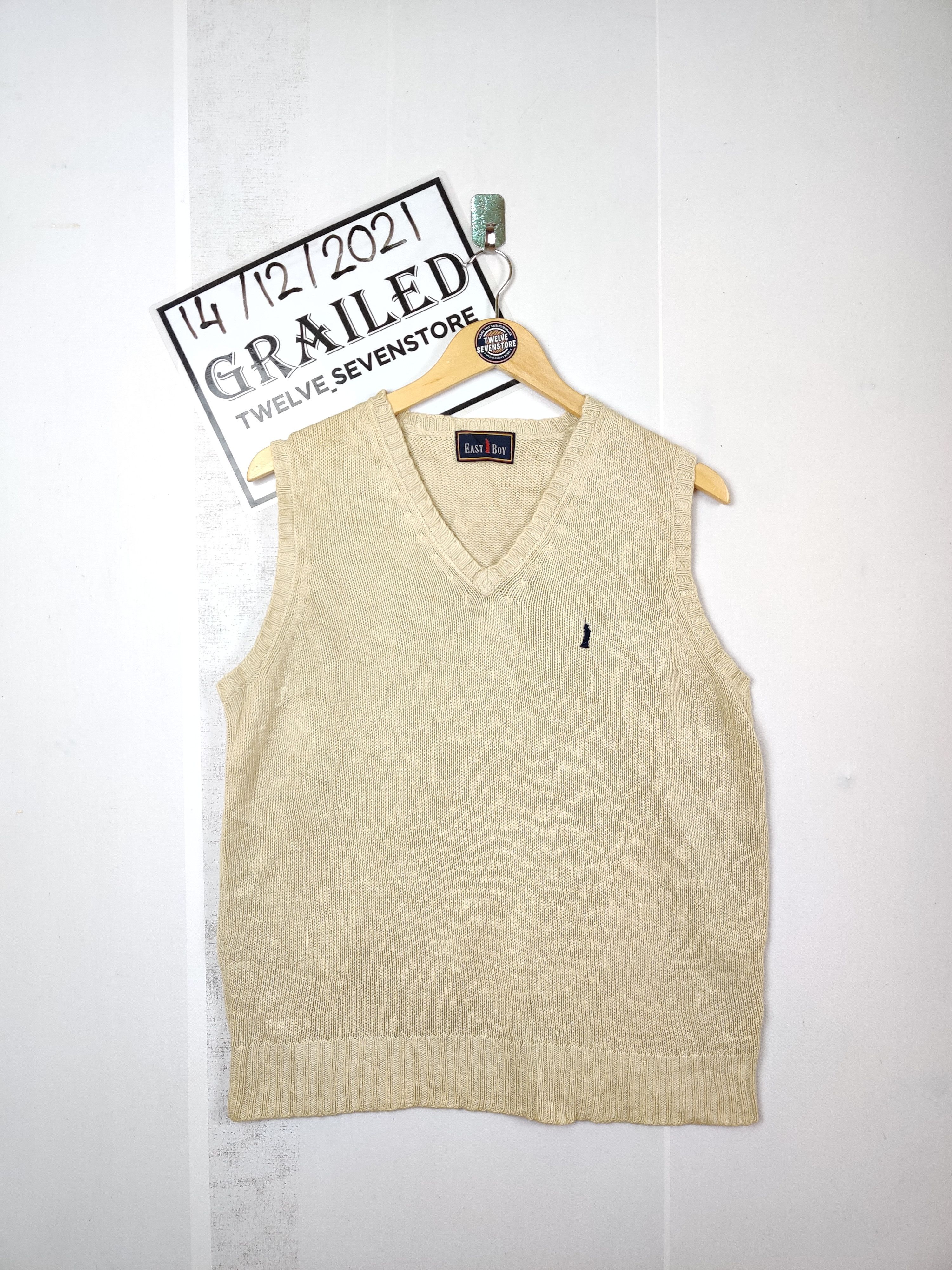 Japanese Brand Vintage East Boy Knit Vest Size US M / EU 48-50 / 2 - 1 Thumbnail