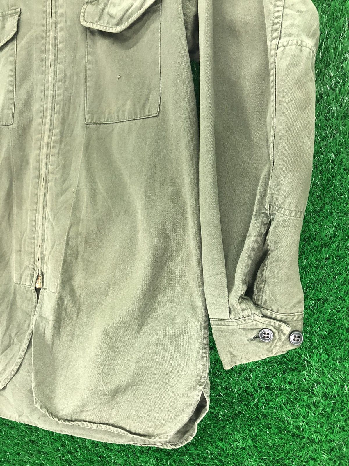 Japanese Brand Vintage 80's Japan Military OG Jacket Zip Up Size US M / EU 48-50 / 2 - 3 Thumbnail