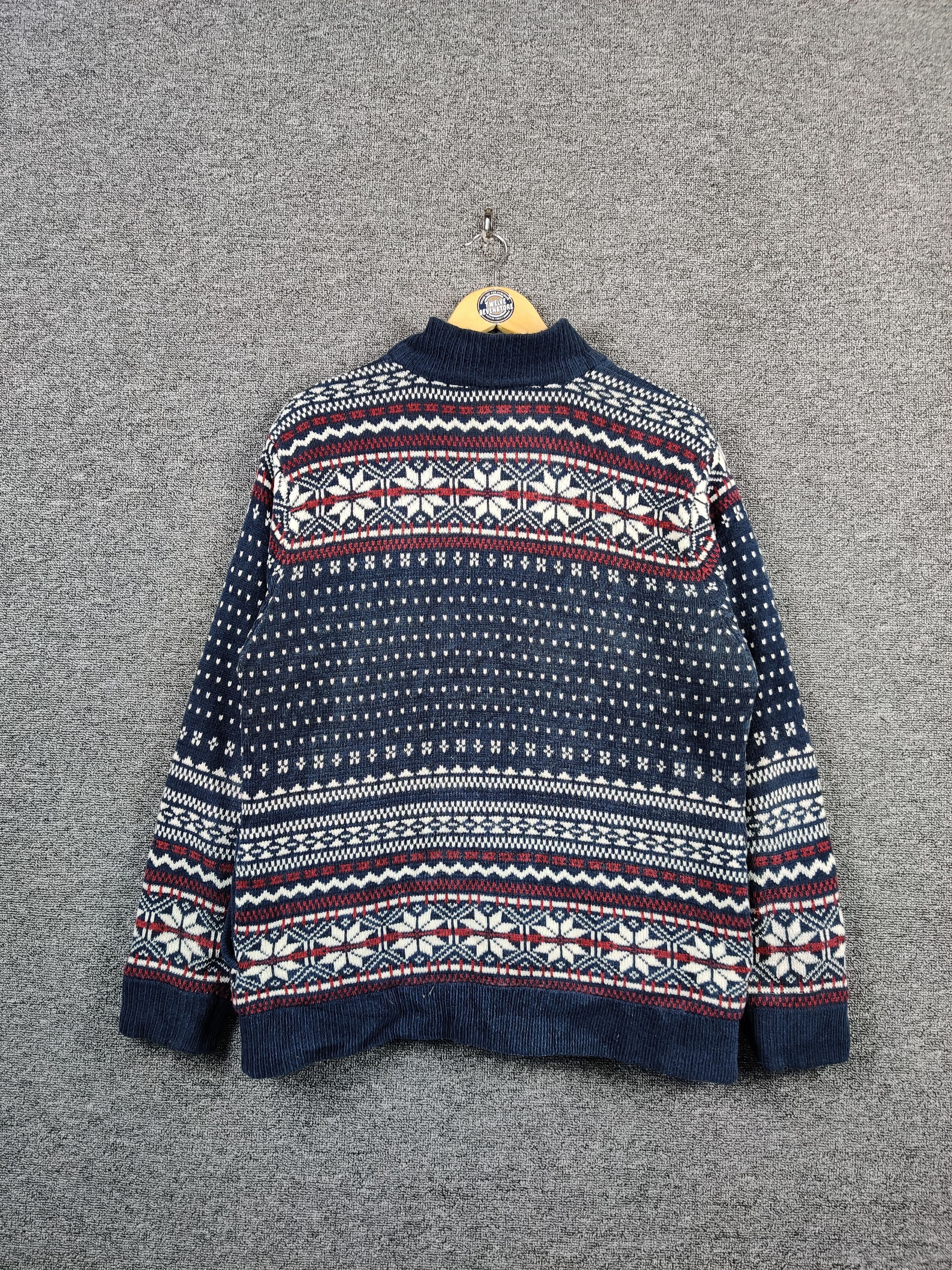 Vintage Vintage Navajo Knit Zipper Sweater Size US L / EU 52-54 / 3 - 10 Thumbnail