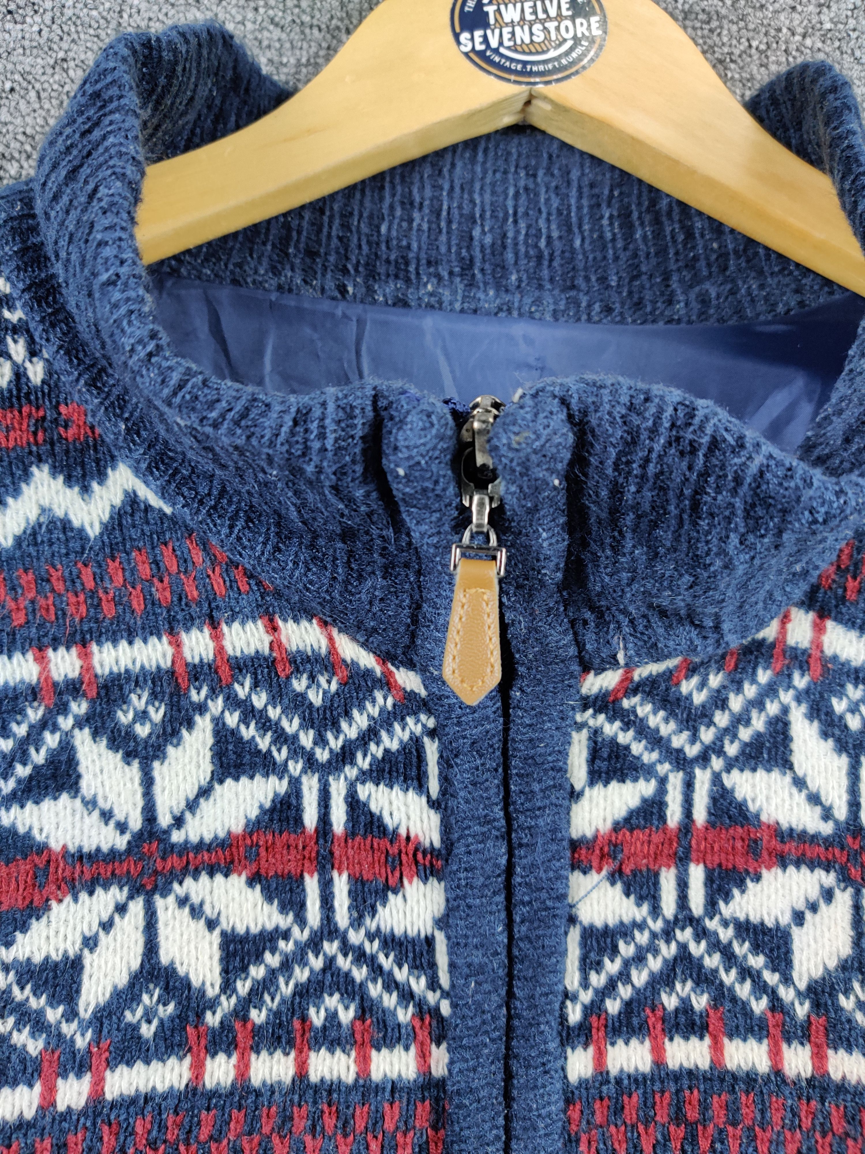 Vintage Vintage Navajo Knit Zipper Sweater Size US L / EU 52-54 / 3 - 5 Thumbnail