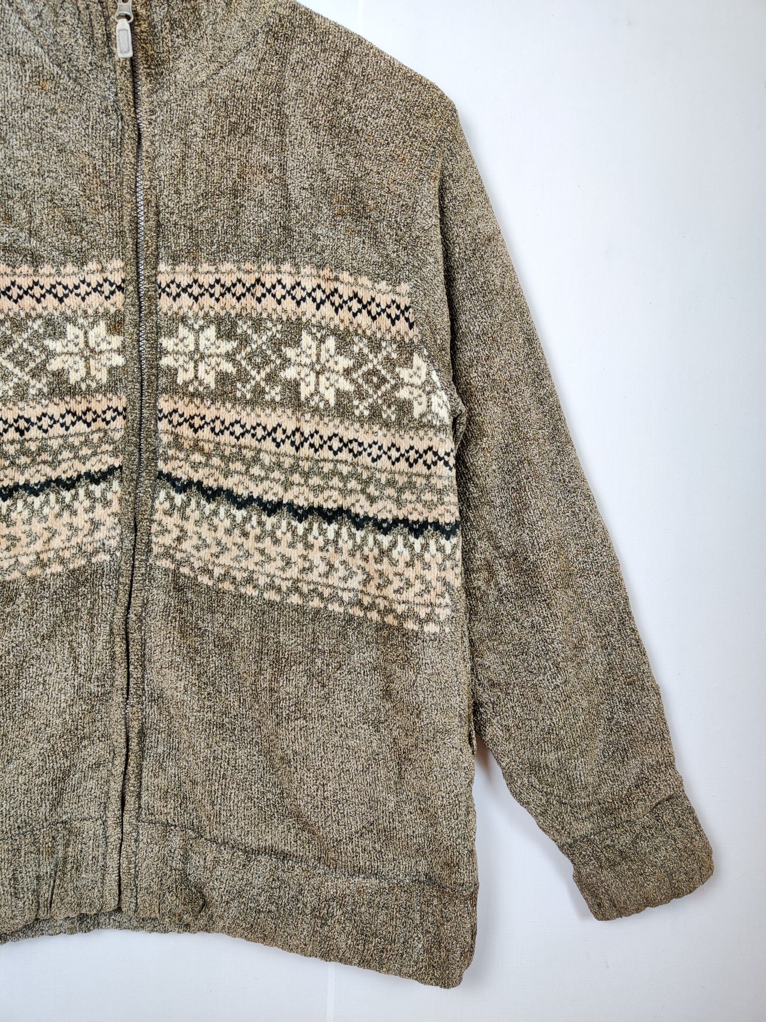 Japanese Brand Vintaige Club Navajo Zipper Knitwear Size US M / EU 48-50 / 2 - 5 Thumbnail