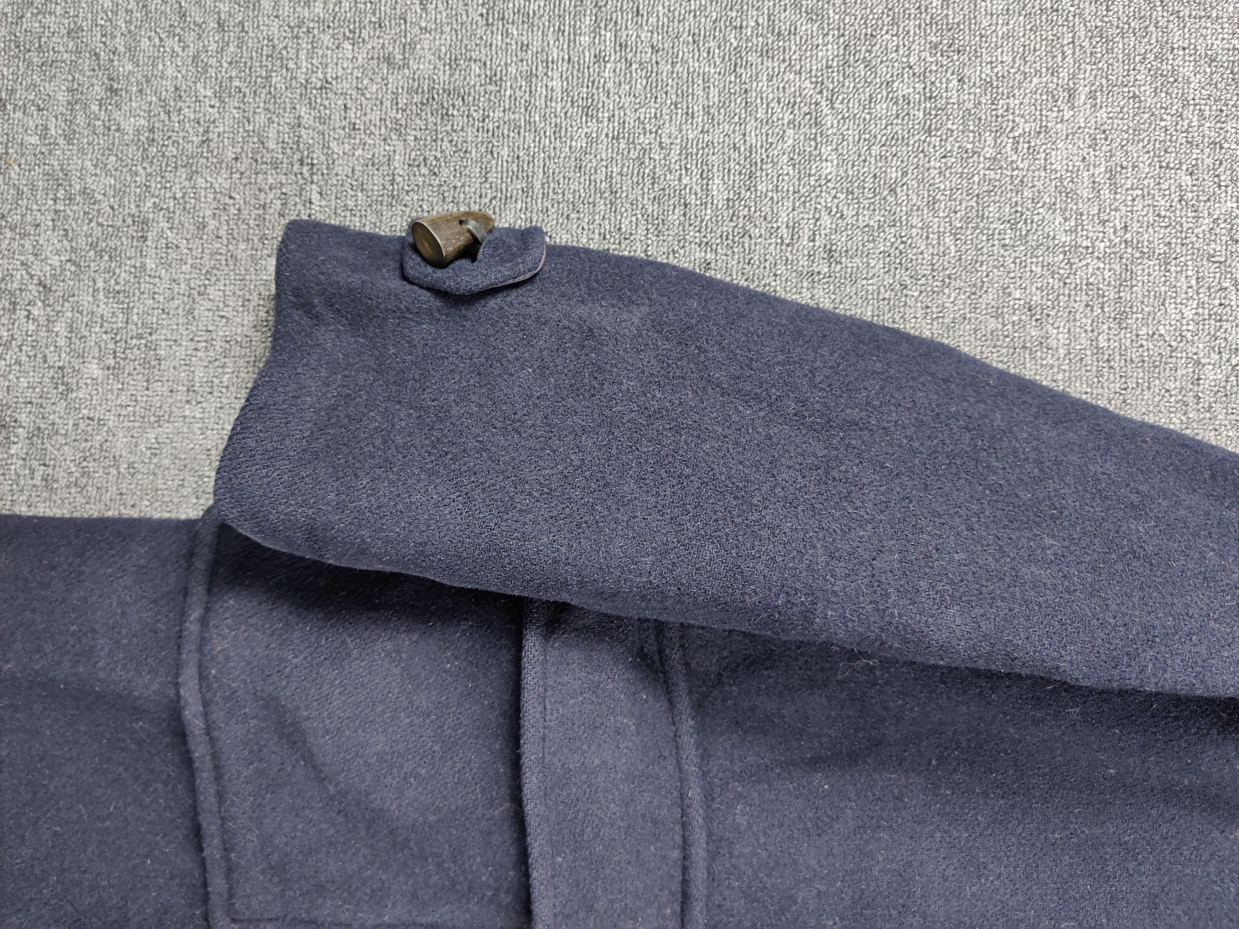 Burberry Vintage Burberry Wool Duffle Heavy Hooded Coat Size US XXL / EU 58 / 5 - 4 Thumbnail