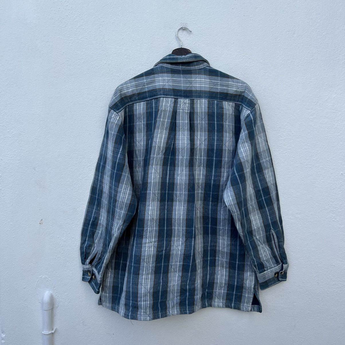 Flannel VINTAGE JUNGLE STORM TARTAN DESIGN FLANNEL JACKET JAPAN Size US L / EU 52-54 / 3 - 7 Thumbnail