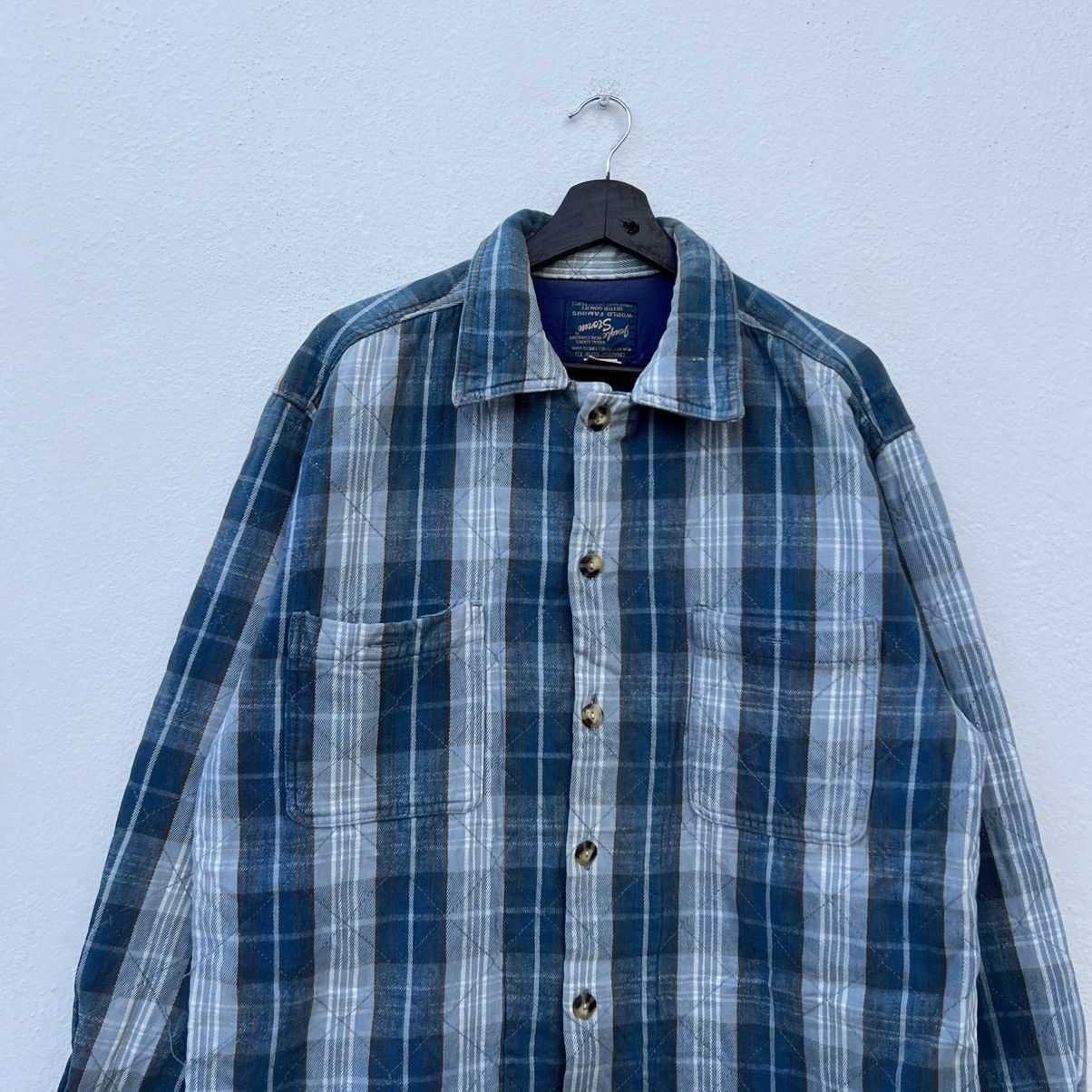 Flannel VINTAGE JUNGLE STORM TARTAN DESIGN FLANNEL JACKET JAPAN Size US L / EU 52-54 / 3 - 3 Thumbnail