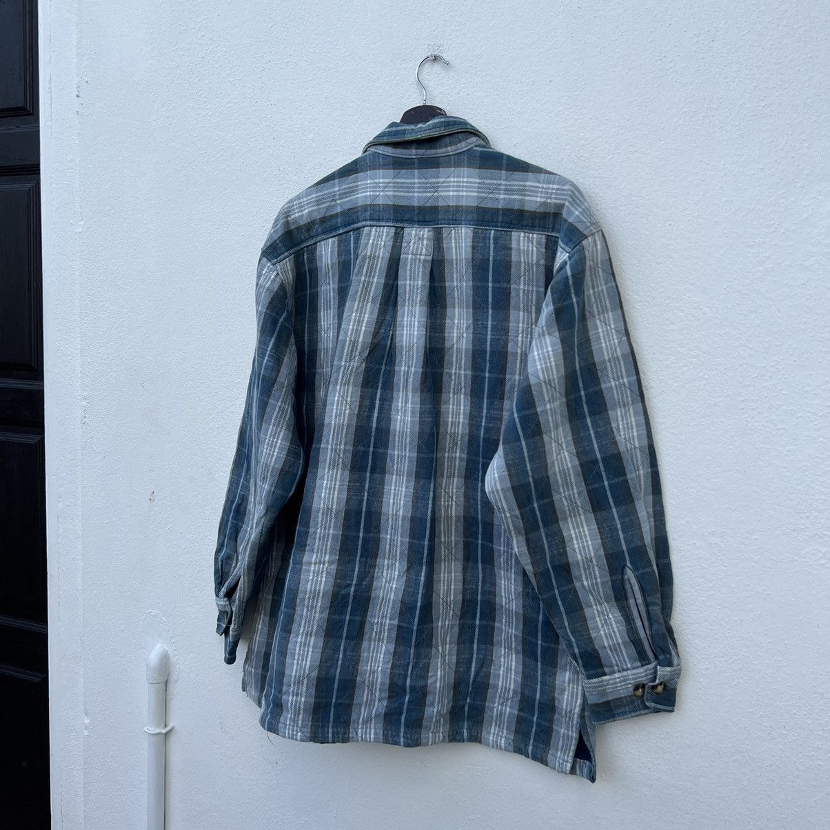Flannel VINTAGE JUNGLE STORM TARTAN DESIGN FLANNEL JACKET JAPAN Size US L / EU 52-54 / 3 - 8 Thumbnail