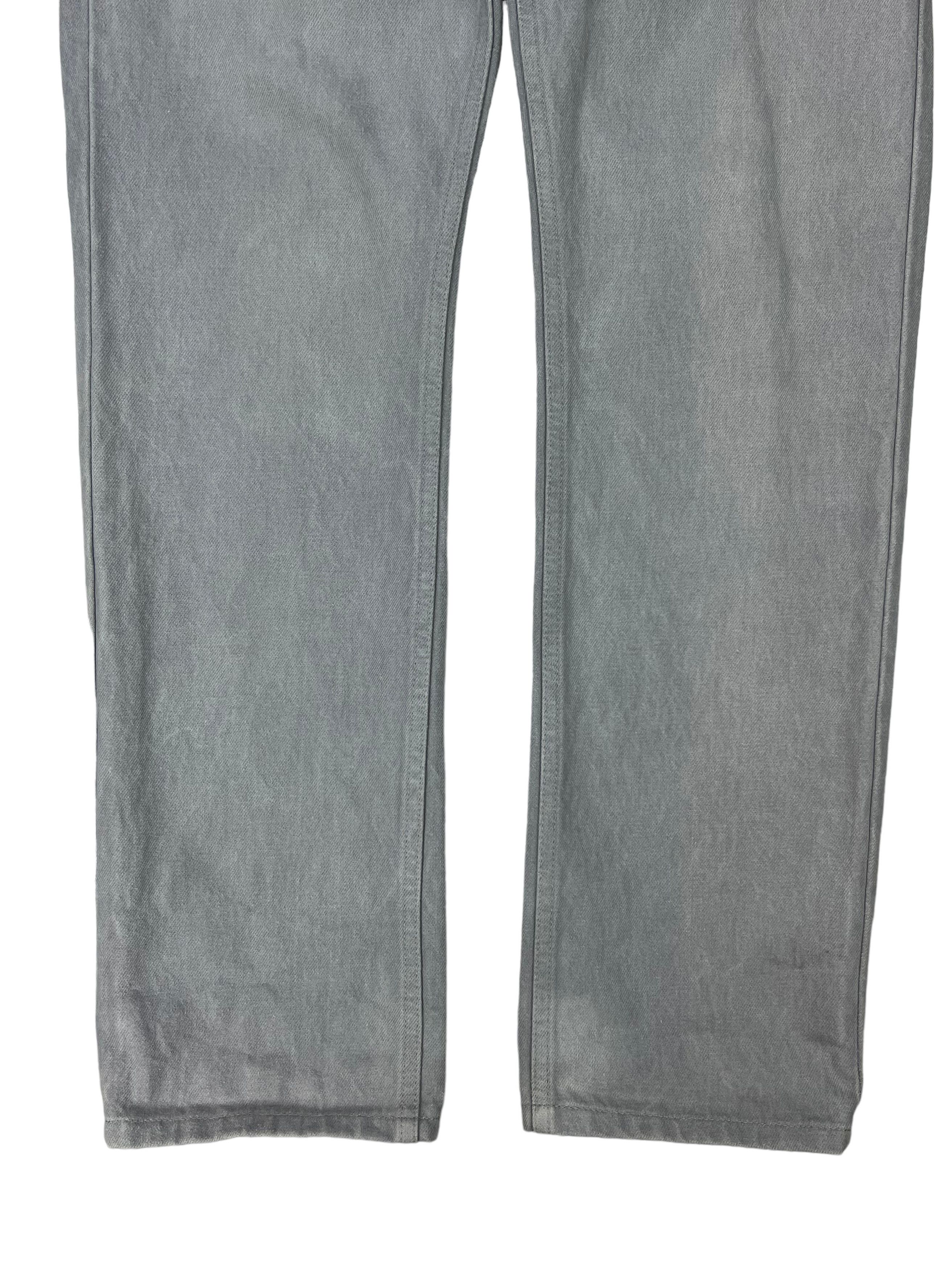 Helmut Lang Archive 90s Grey Classic Colored Denim 5 Pocket Pants Size US 32 / EU 48 - 4 Thumbnail