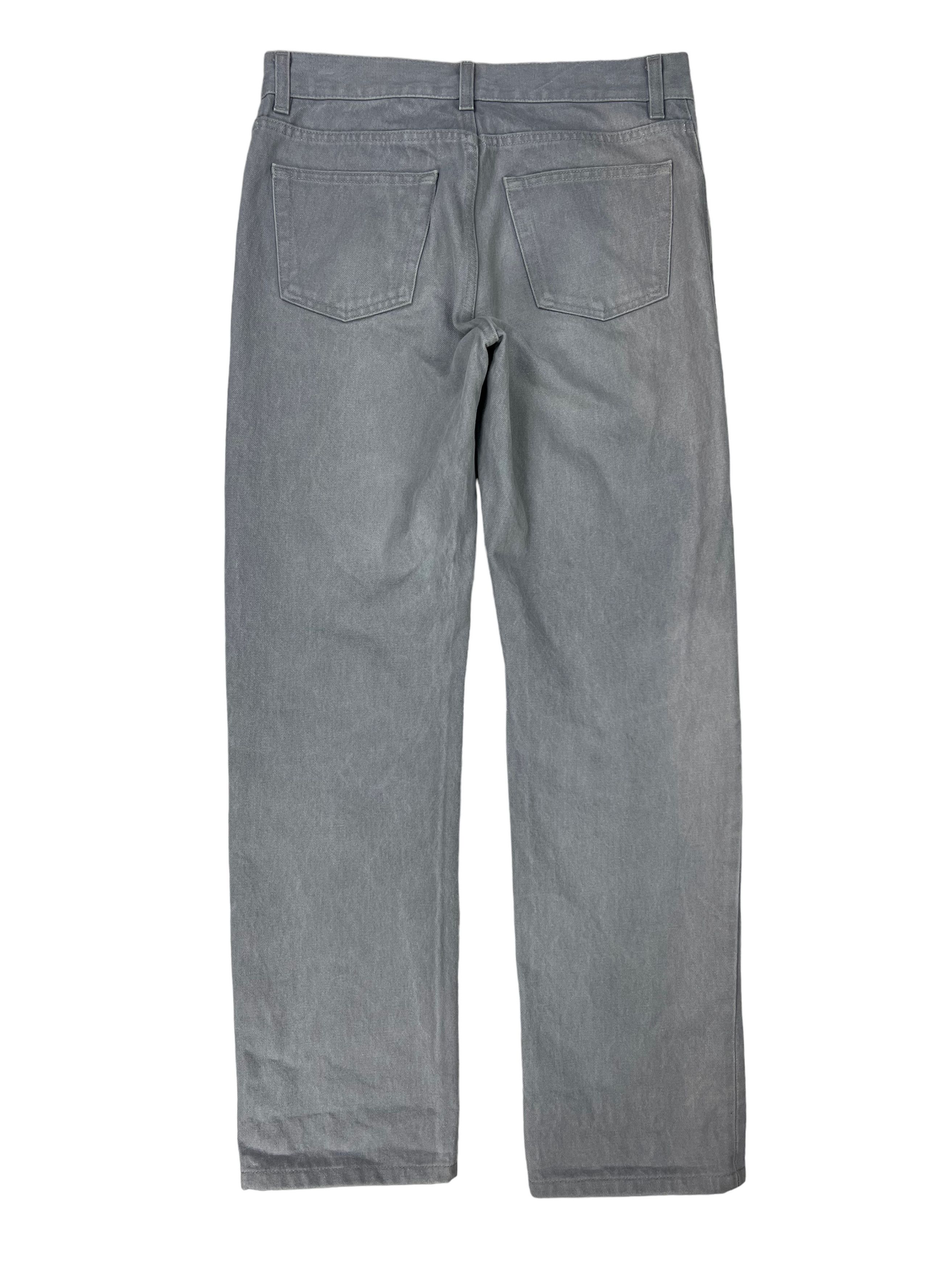 Helmut Lang Archive 90s Grey Classic Colored Denim 5 Pocket Pants Size US 32 / EU 48 - 2 Thumbnail