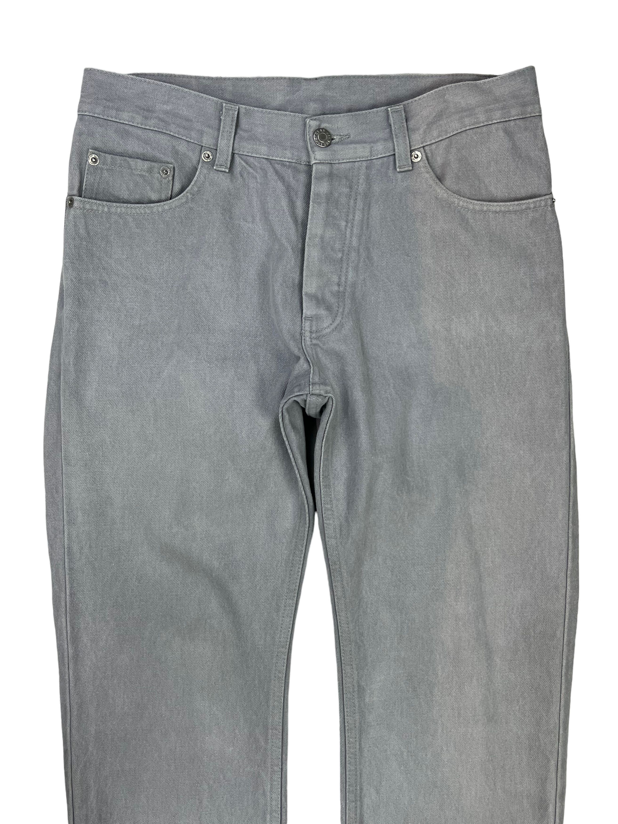 Helmut Lang Archive 90s Grey Classic Colored Denim 5 Pocket Pants Size US 32 / EU 48 - 5 Thumbnail