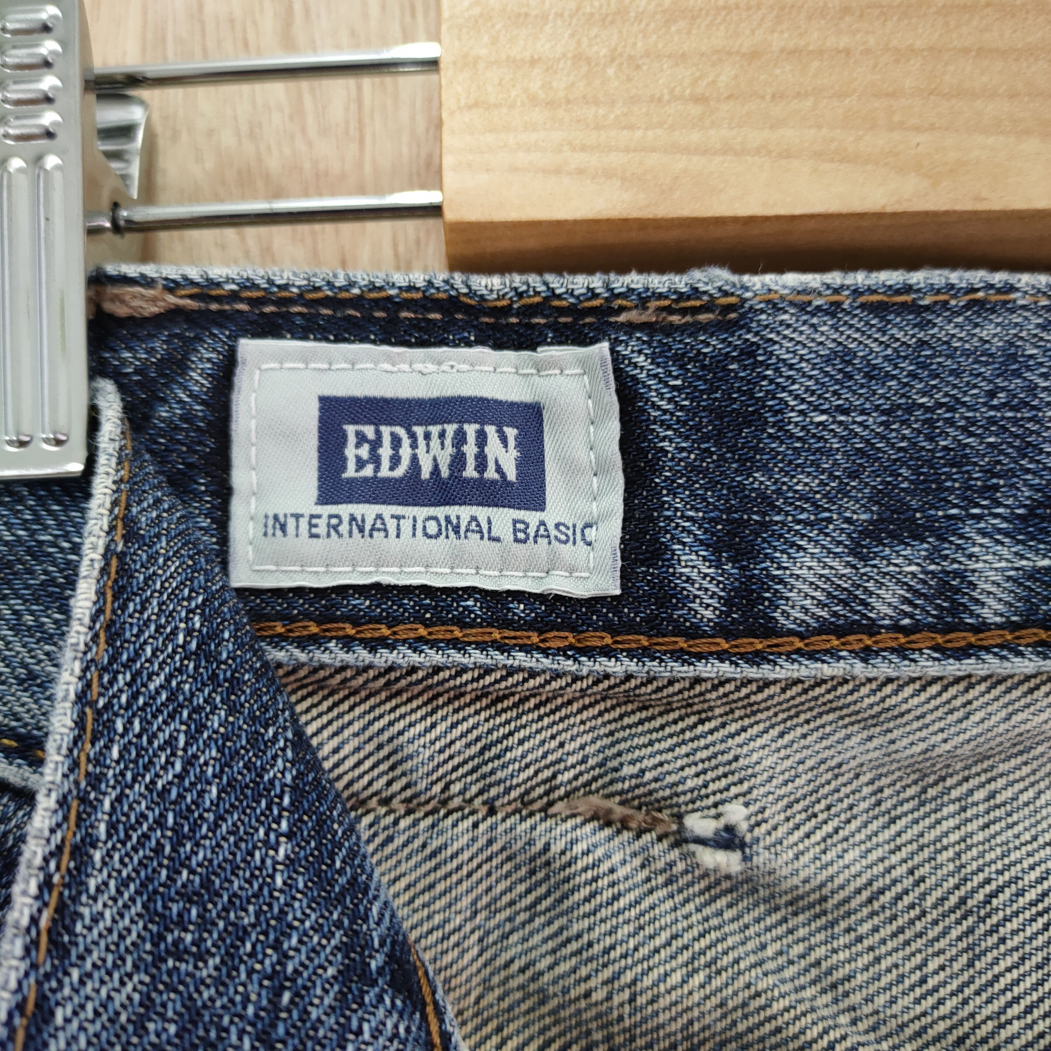 VINTAGE EDWIN FADED DENIM JEANS PANTS