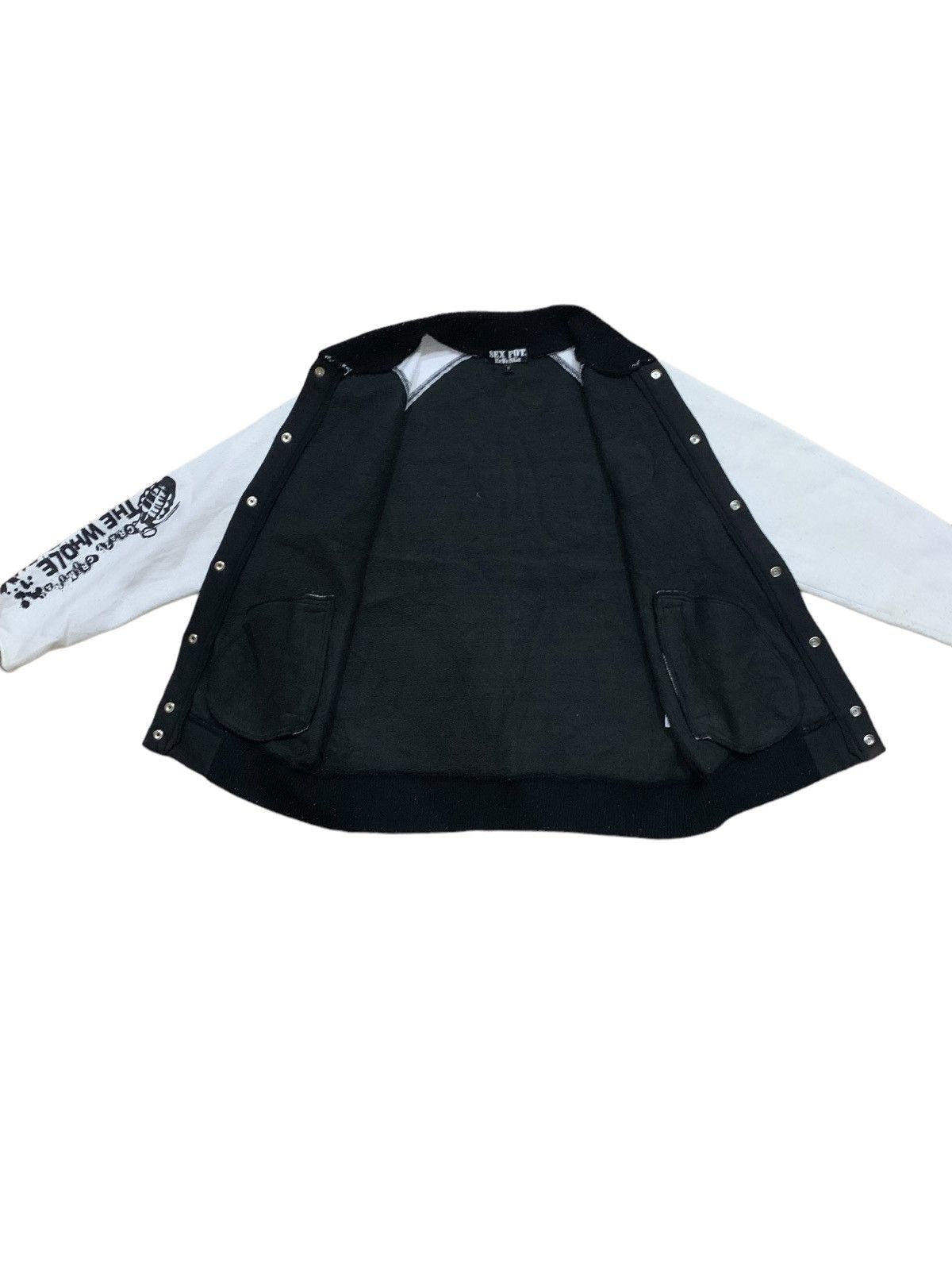 If Six Was Nine × Le Grande Bleu (L.G.B.) × Seditionaries Sex Pot Revenge Anti Police Varsity Jacket Size US M / EU 48-50 / 2 - 10 Thumbnail
