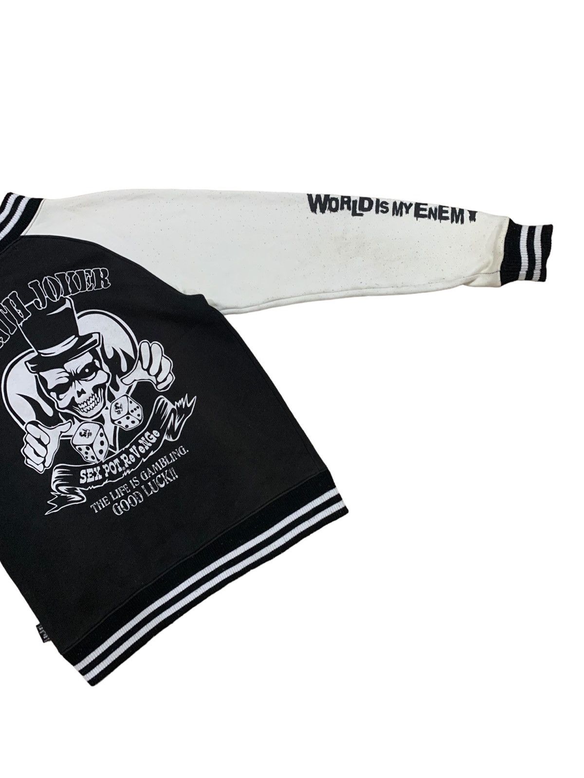 If Six Was Nine × Le Grande Bleu (L.G.B.) × Seditionaries Sex Pot Revenge Anti Police Varsity Jacket Size US M / EU 48-50 / 2 - 4 Thumbnail