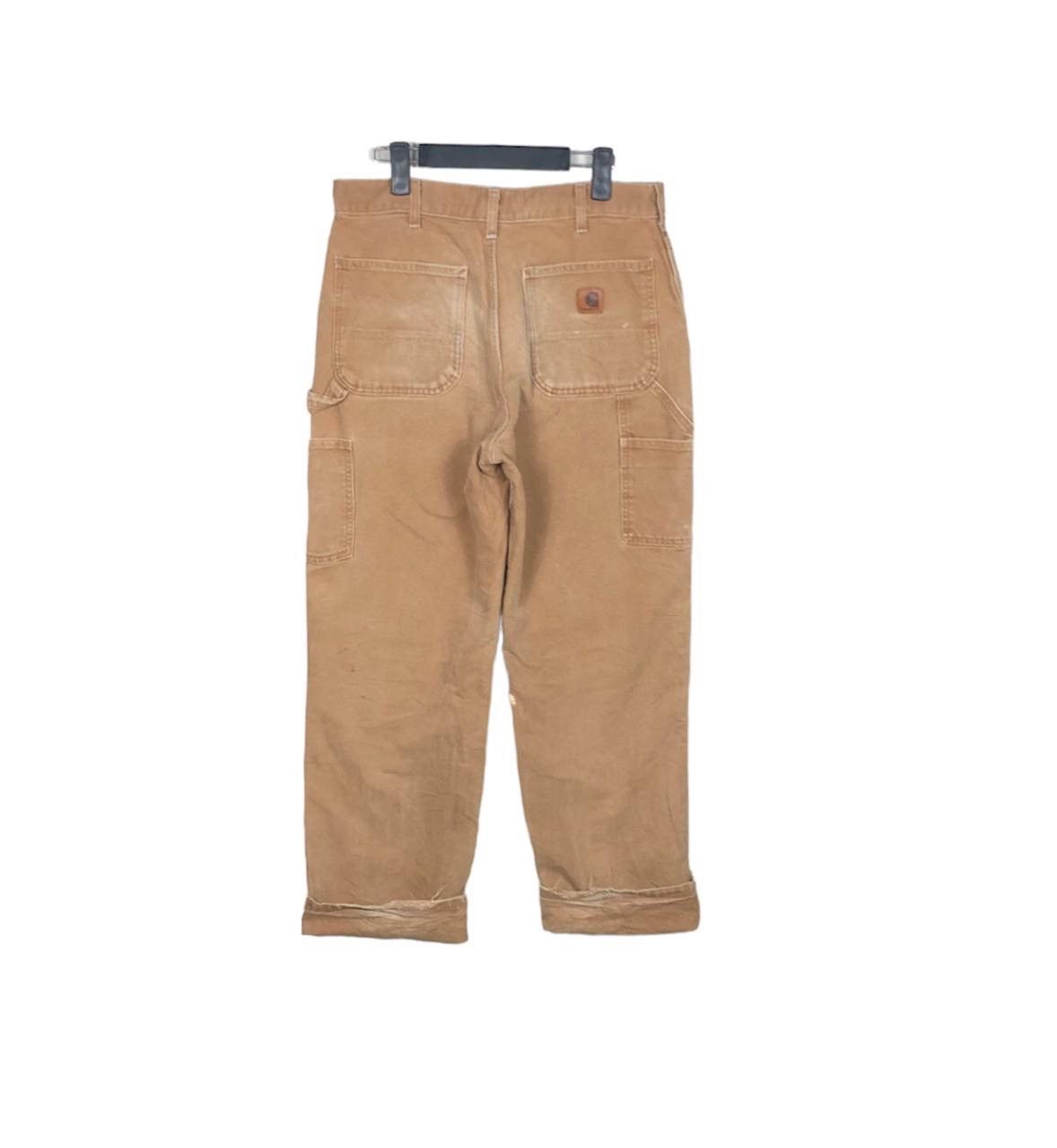 Carhartt Vintage Carhartt Carpenter Pants Paint Split Brown Workwear Size US 32 / EU 48 - 1 Thumbnail