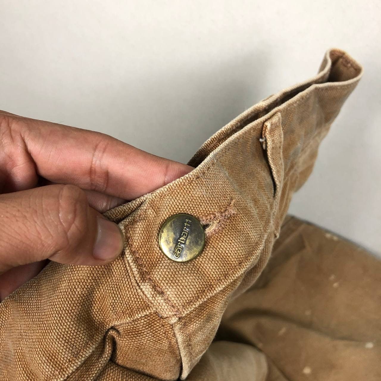 Carhartt Vintage Carhartt Carpenter Pants Paint Split Brown Workwear Size US 32 / EU 48 - 9 Thumbnail
