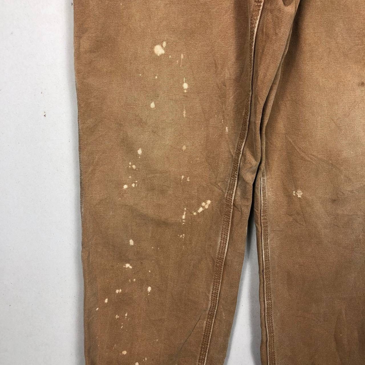 Carhartt Vintage Carhartt Carpenter Pants Paint Split Brown Workwear Size US 32 / EU 48 - 5 Thumbnail