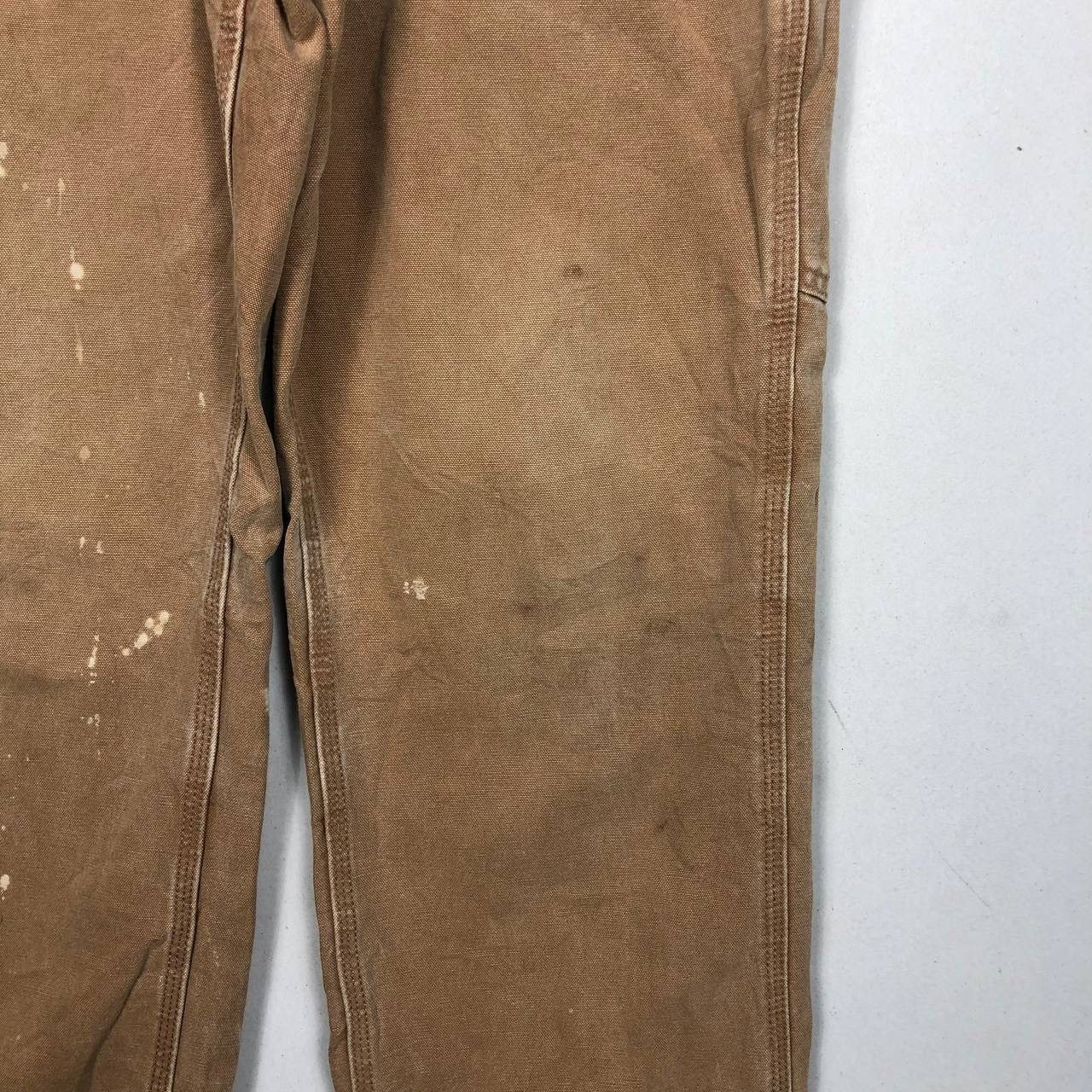 Carhartt Vintage Carhartt Carpenter Pants Paint Split Brown Workwear Size US 32 / EU 48 - 6 Thumbnail