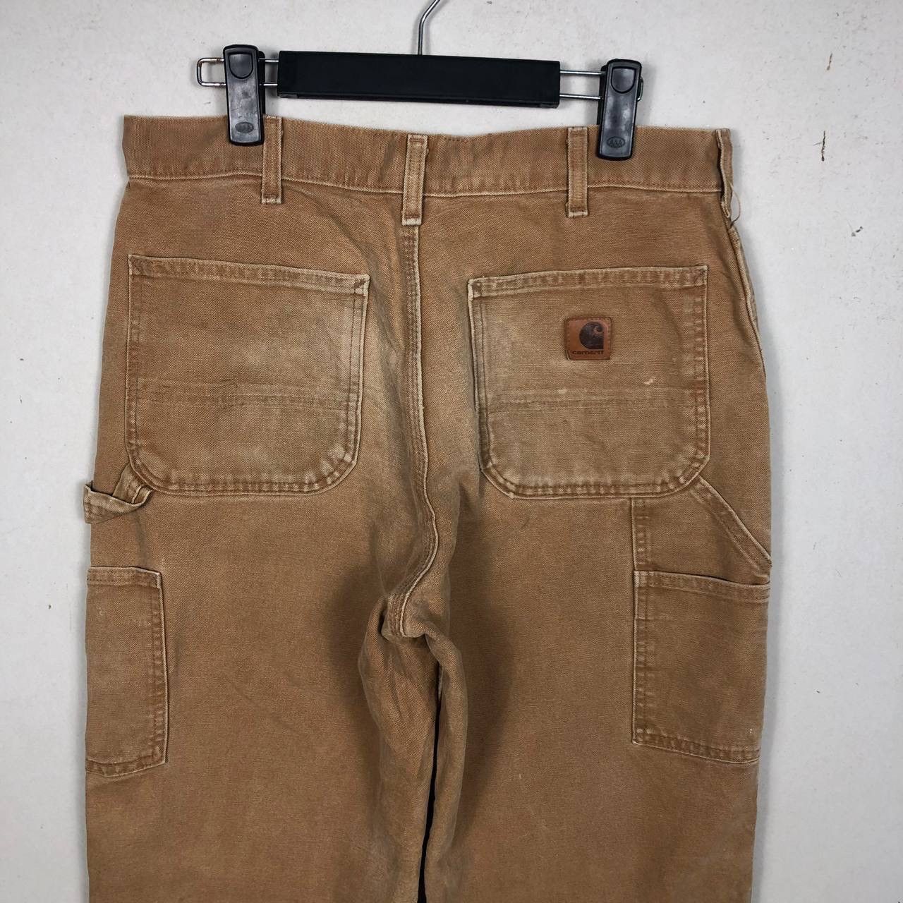 Carhartt Vintage Carhartt Carpenter Pants Paint Split Brown Workwear Size US 32 / EU 48 - 3 Thumbnail
