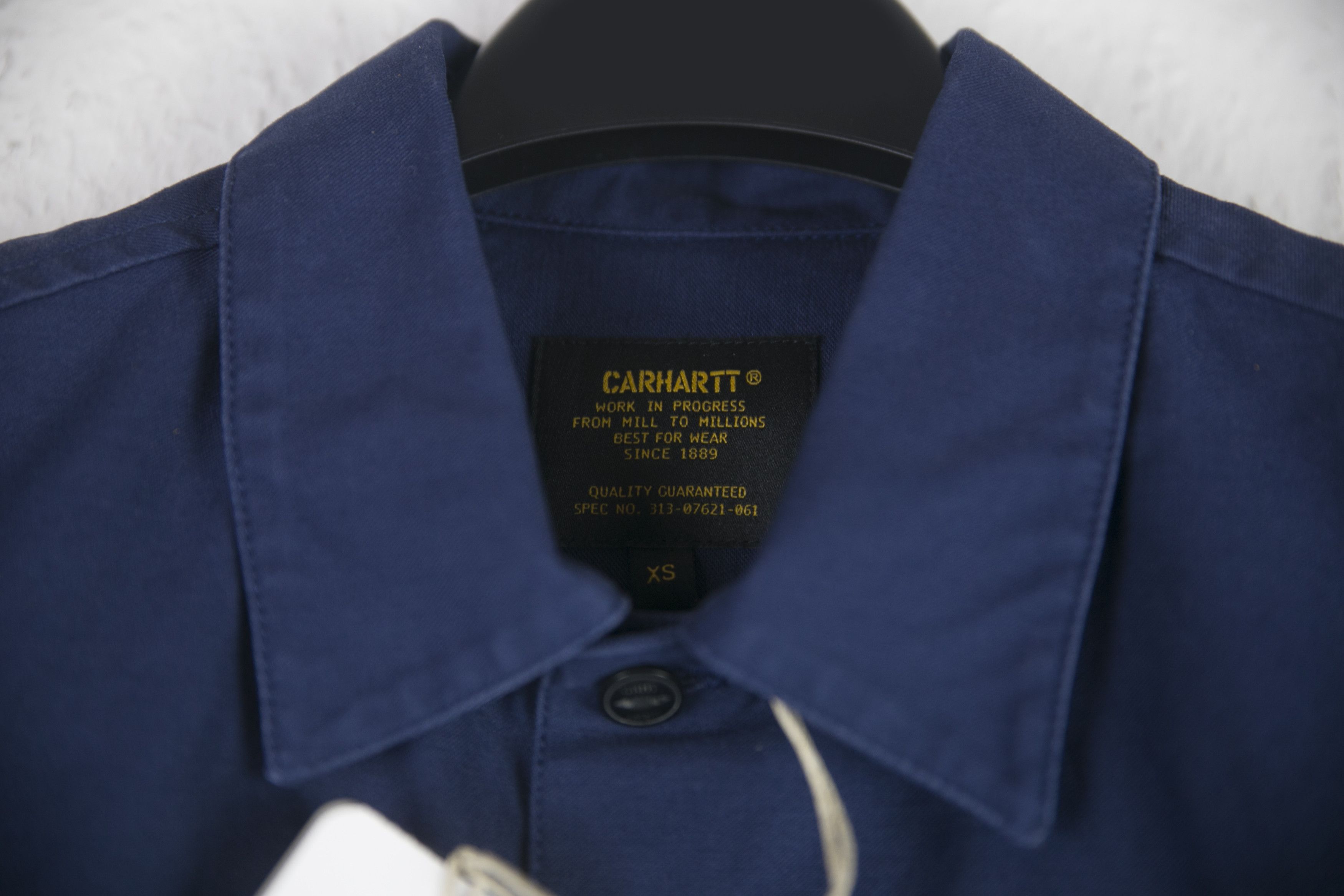 Carhartt Wip NWT Carhartt WIP CURT SHIRT Blue stone washed Size XS Size US XS / EU 42 / 0 - 3 Thumbnail