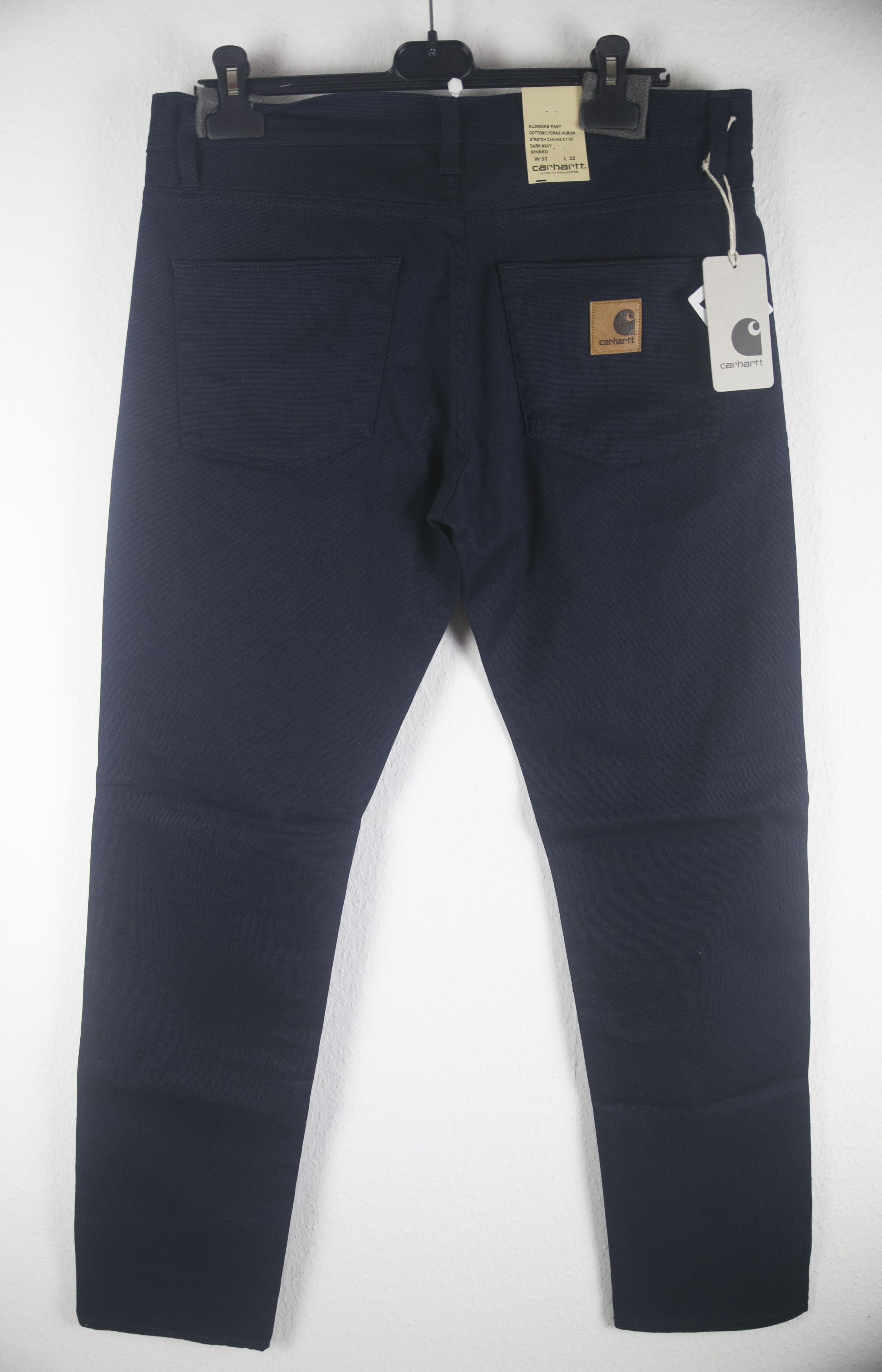 NWT Carhartt WIP Klondike Pant II Huron Navy W33 L32