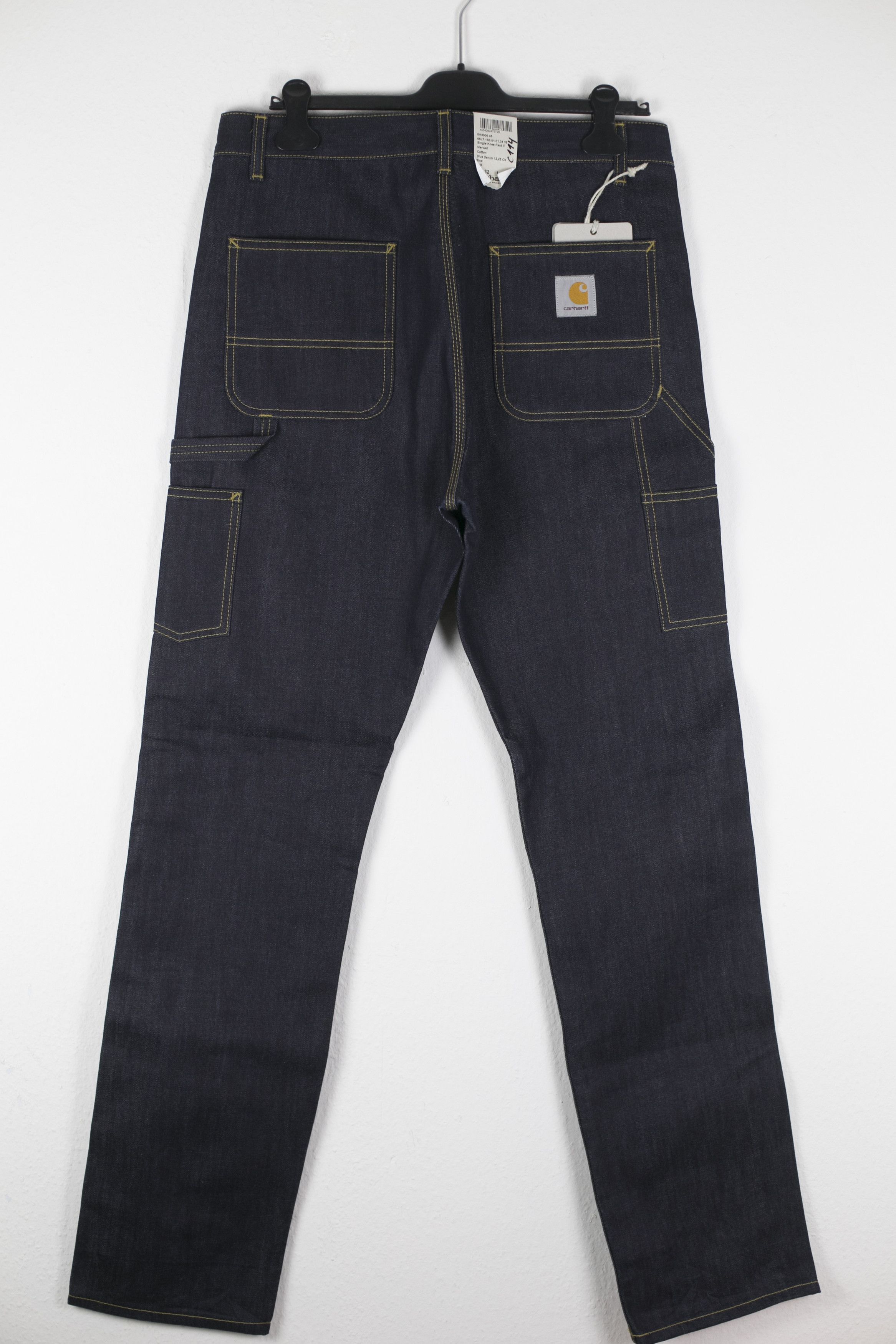 Carhartt Wip NWT Carhartt WIP Single Knee Pant II Slim Blue Jeans 32x34 Size US 32 / EU 48 - 1 Thumbnail